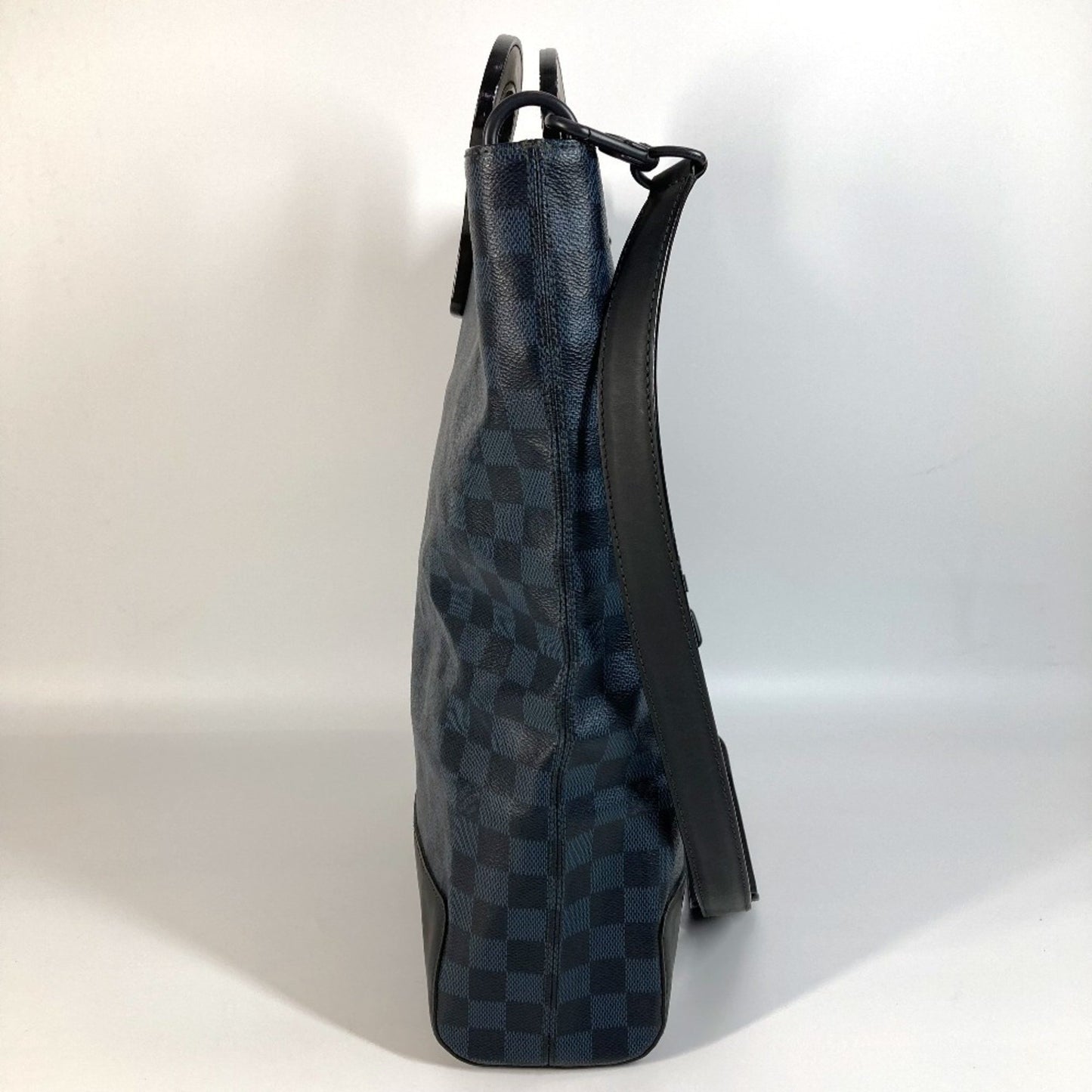 Louis Vuitton North South, Navy, Canvas, handbag