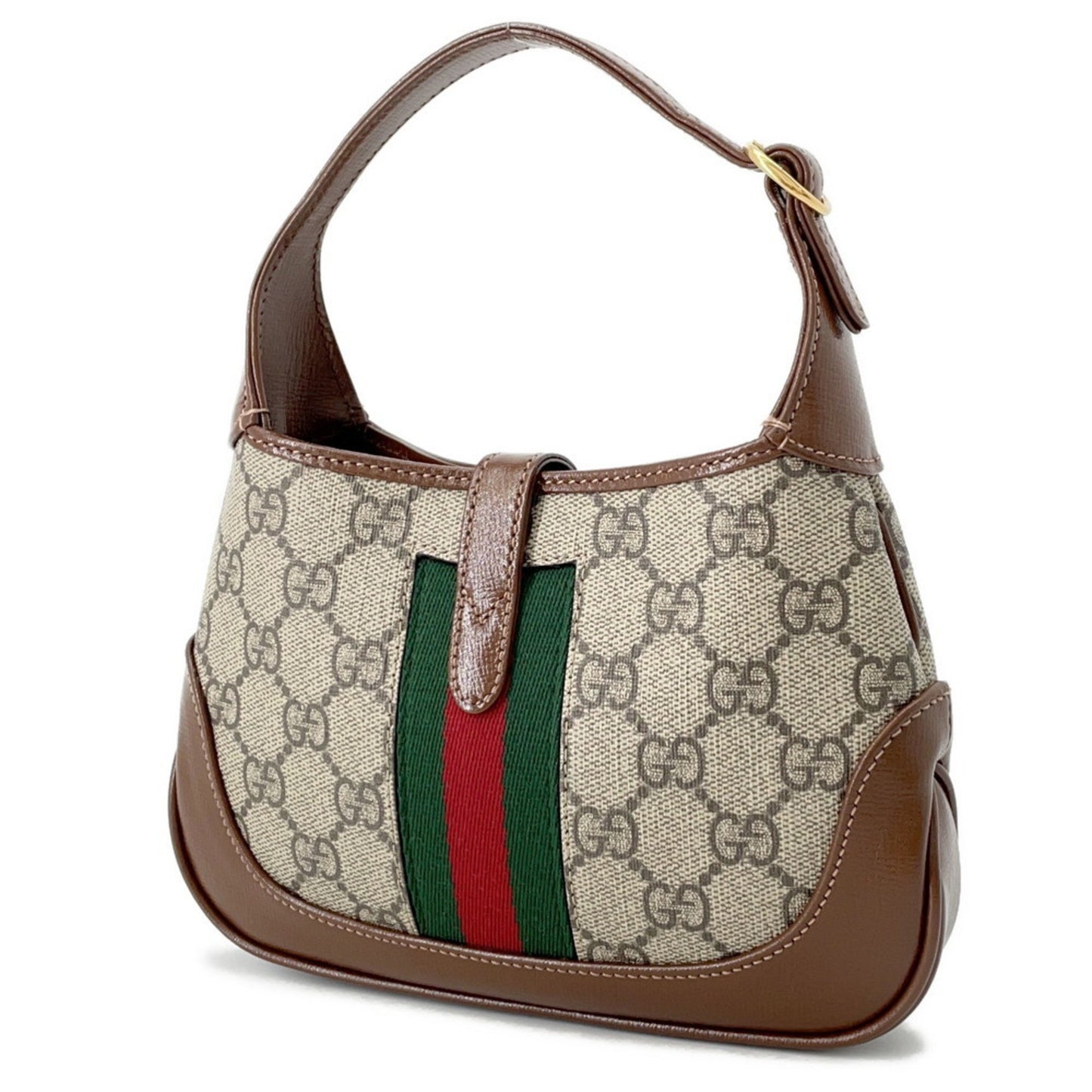 Gucci Jackie, Beige, Canvas, handbag