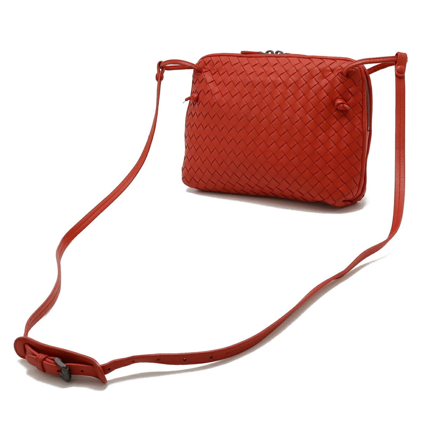 Bottega Veneta Loop, Red, Leather, shoulder