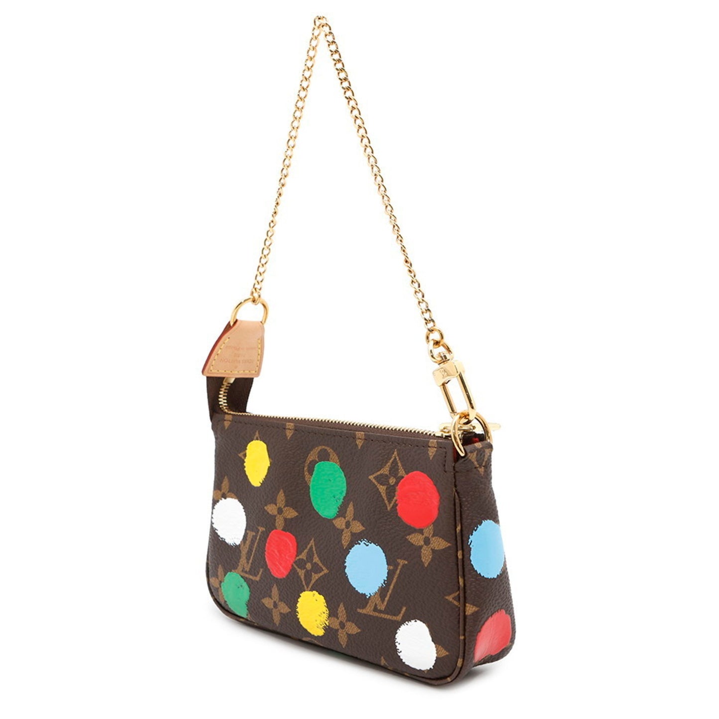 Louis Vuitton Mini Pochette Accessoires, Brown, Canvas, clutch