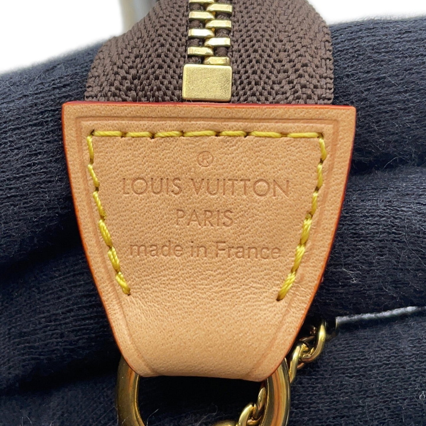 Louis Vuitton Mini Pochette Accessoires, Brown, Canvas, clutch