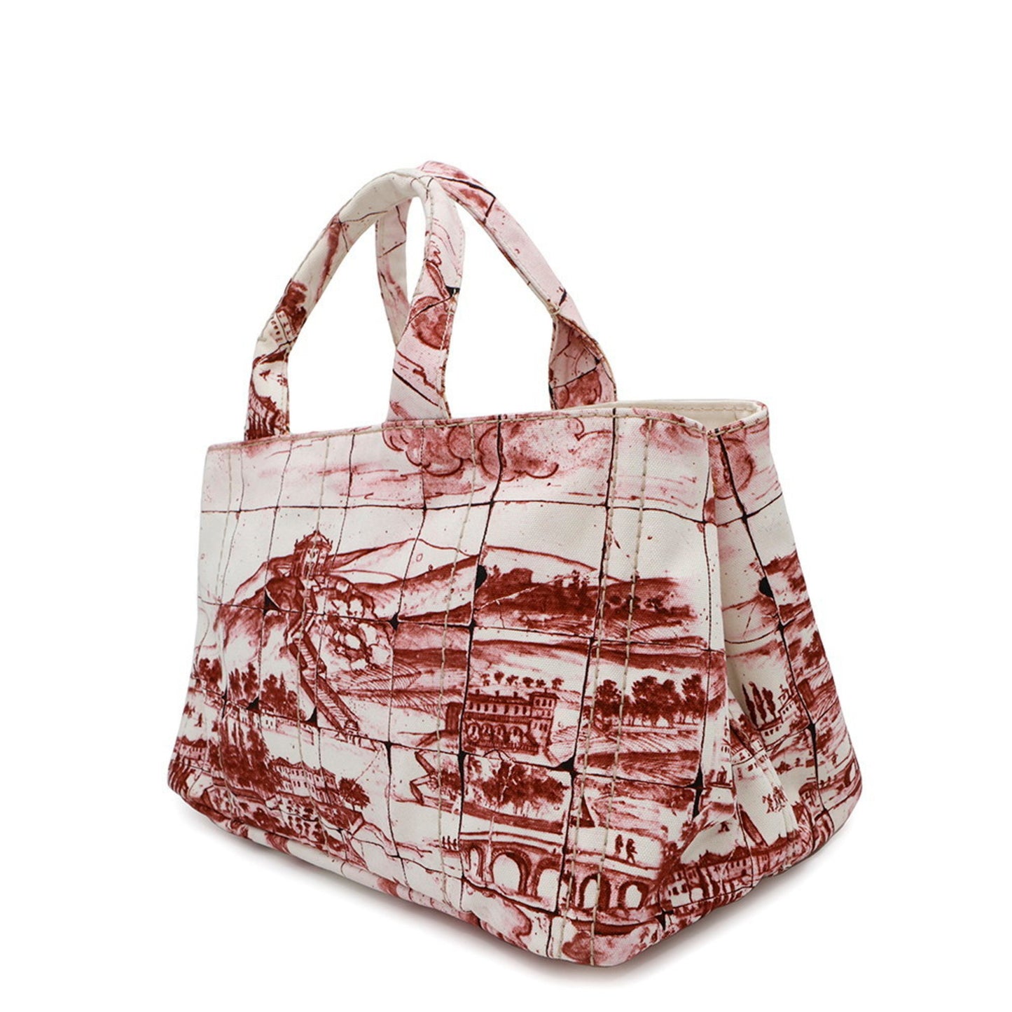 Prada Camera, Multicolour, Canvas, tote