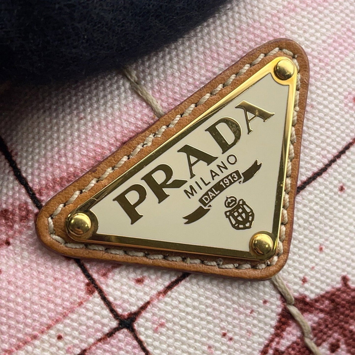 Prada Camera, Multicolour, Canvas, tote