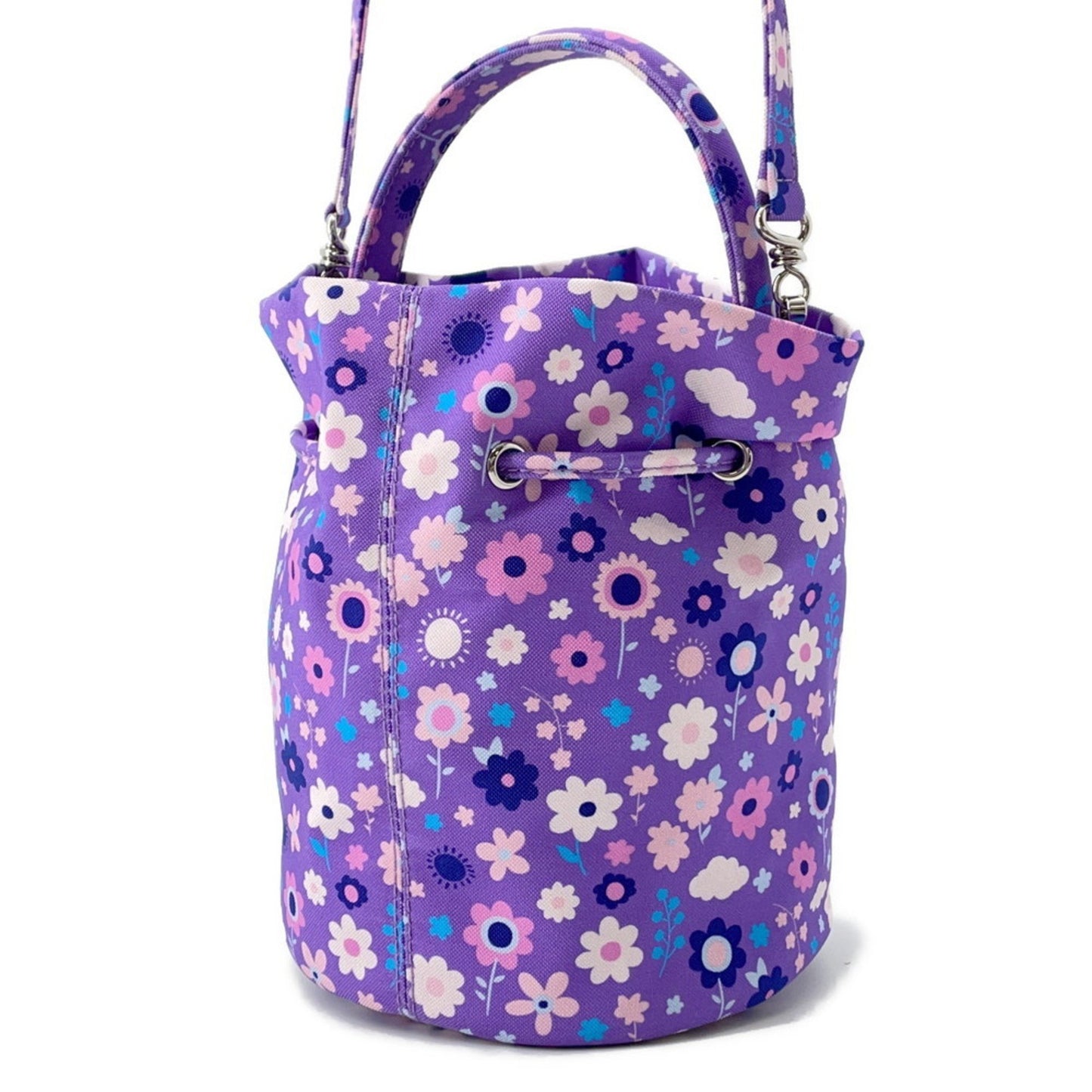 Balenciaga Wheel, Purple, NYLON, handbag