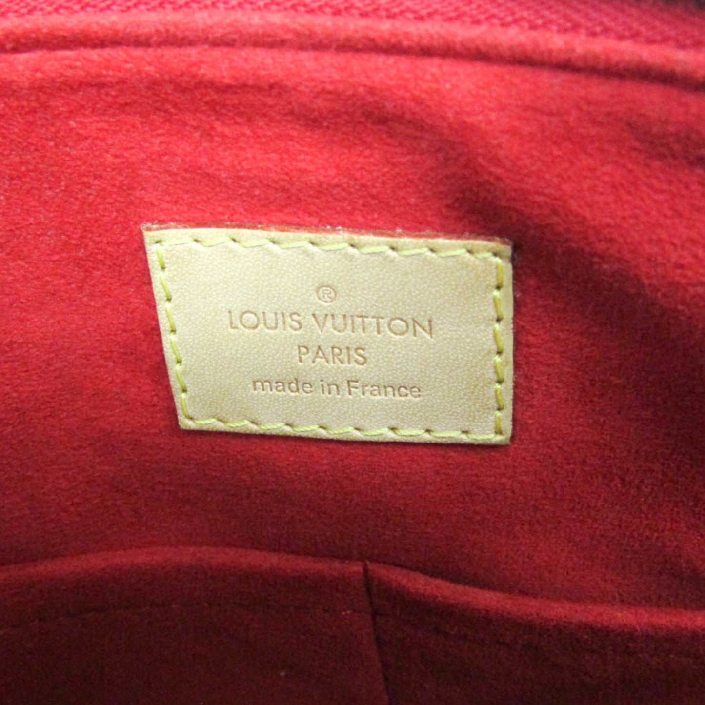 Louis Vuitton Pallas, Brown, Canvas, handbag
