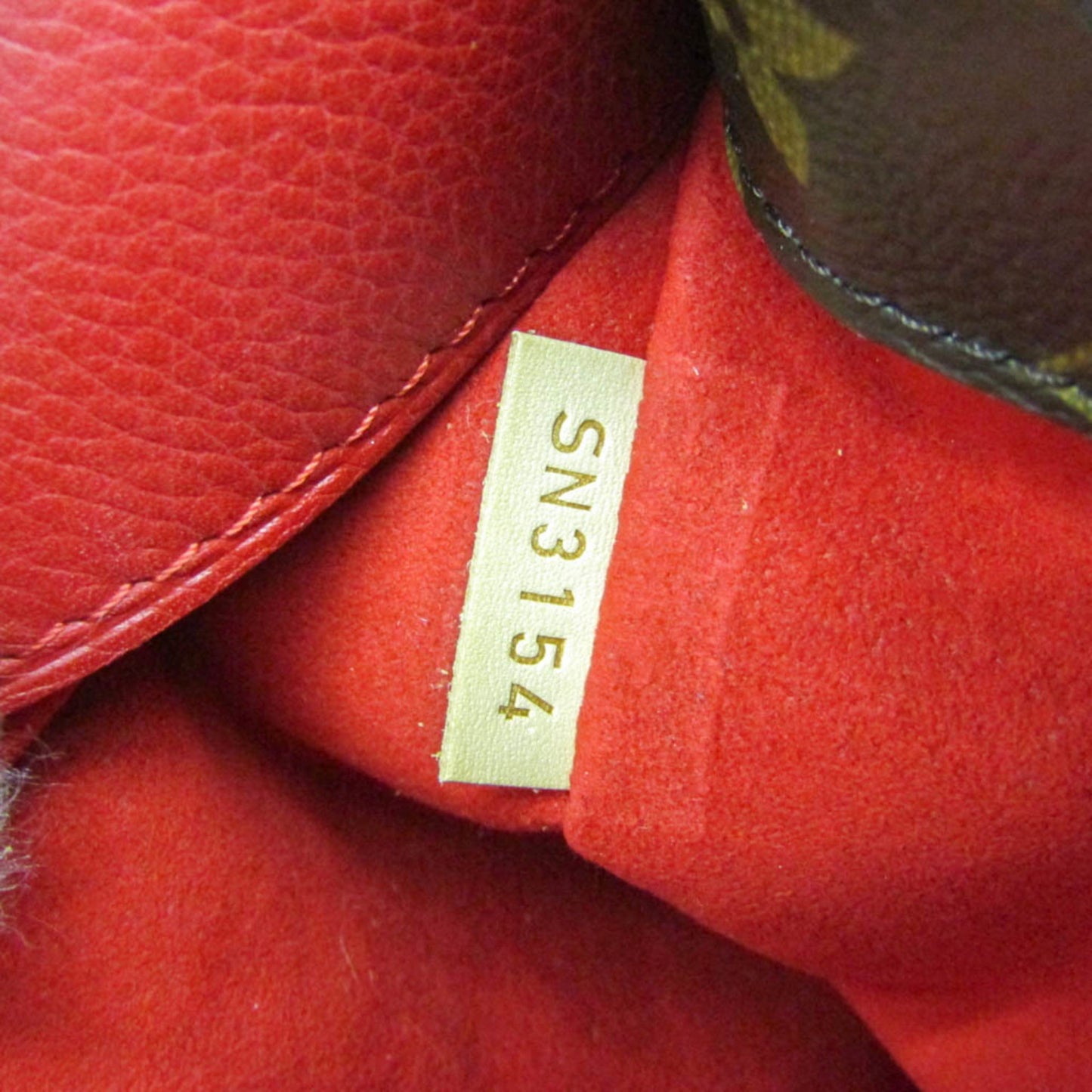 Louis Vuitton Pallas, Brown, Canvas, handbag