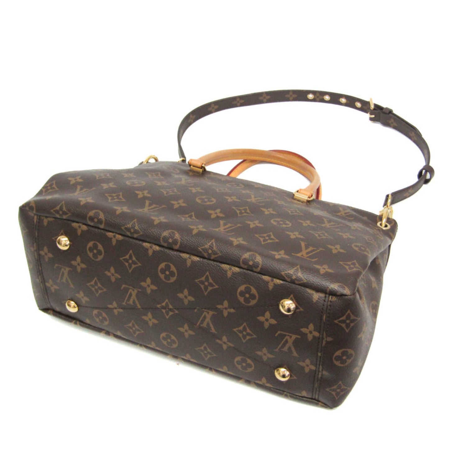 Louis Vuitton Pallas, Brown, Canvas, handbag