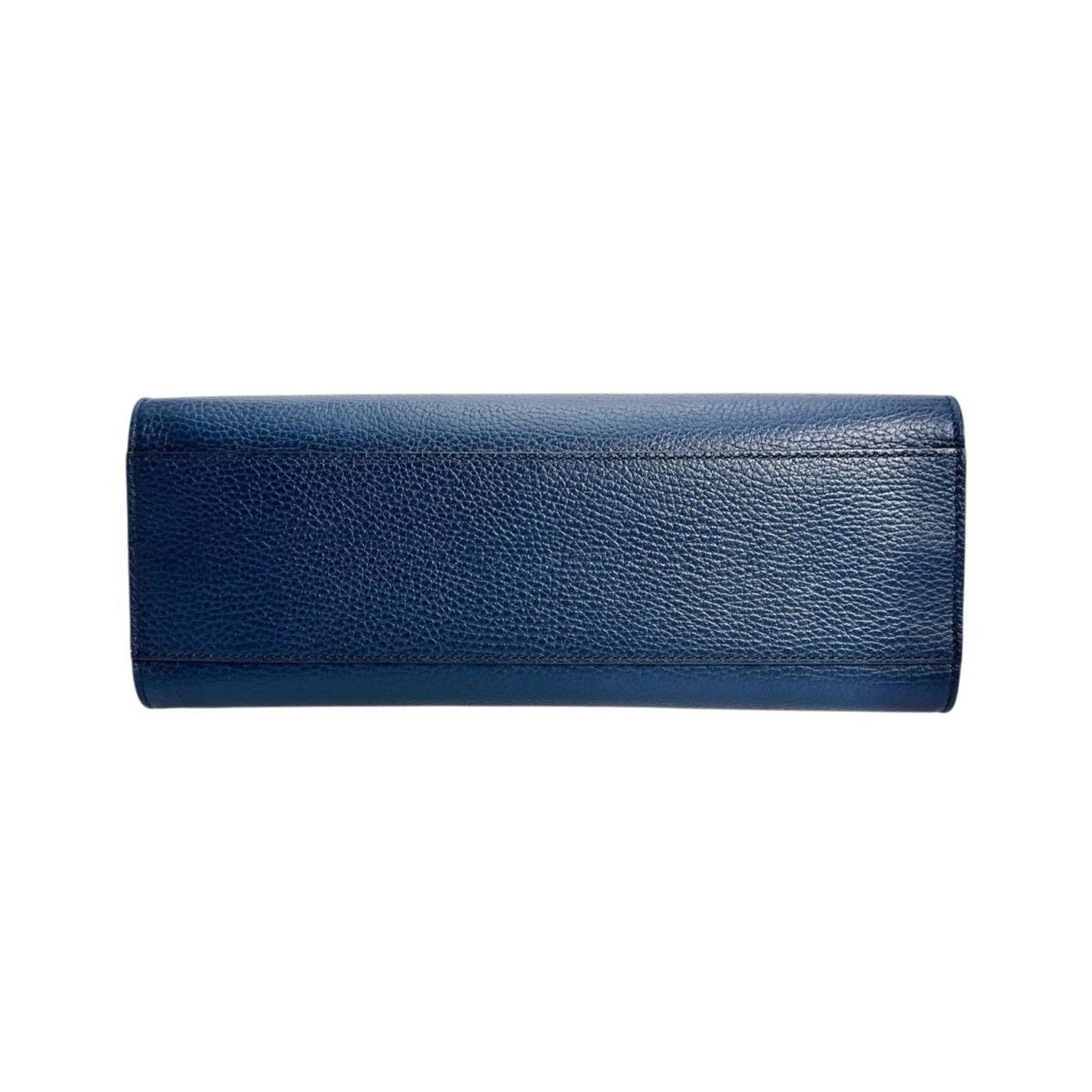 Gucci Nymphaea, Blue, Leather, handbag
