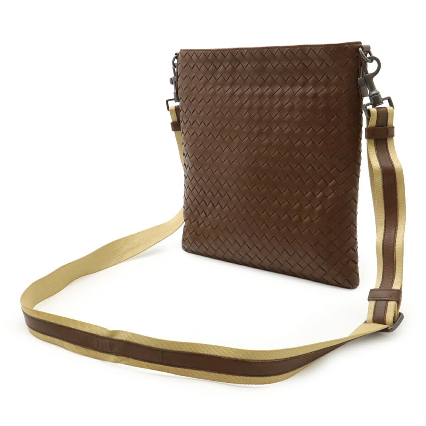 Bottega Veneta Intrecciato, Brown, Leather, shoulder