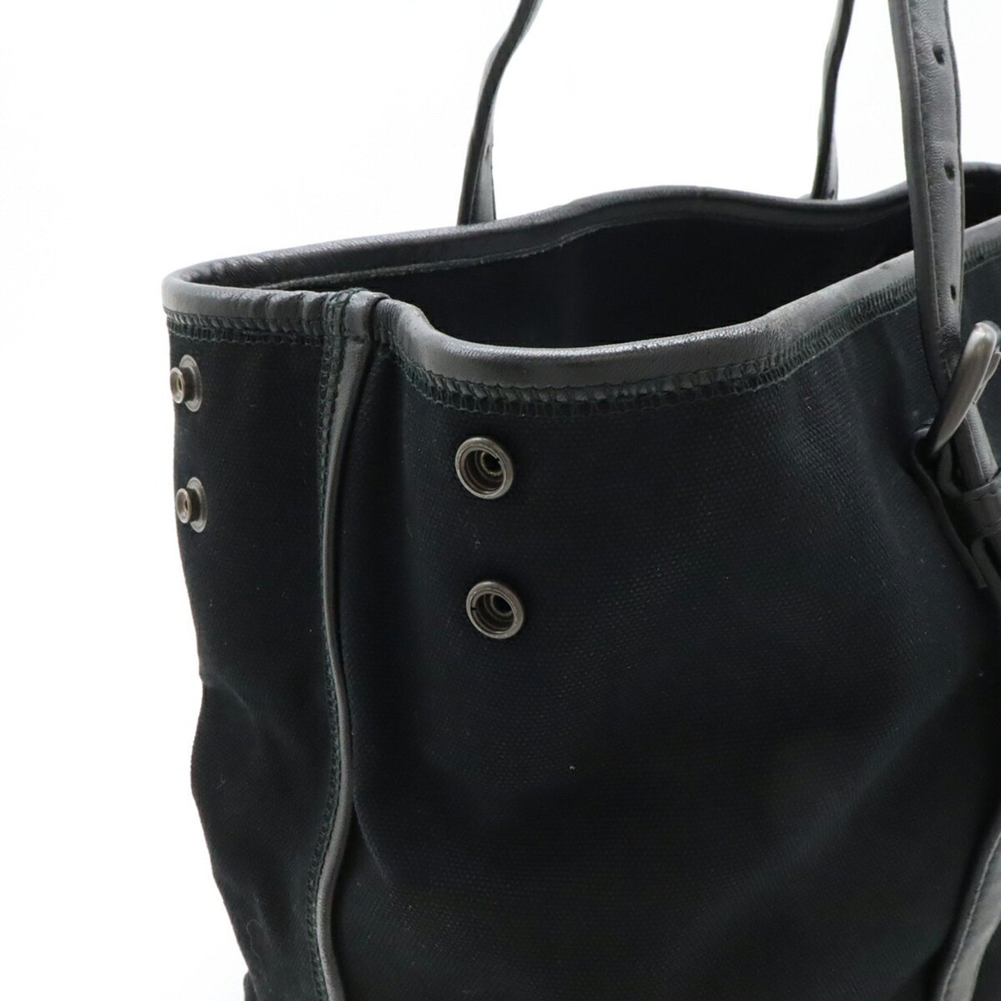 Bottega Veneta Vernice, Black, Canvas, tote