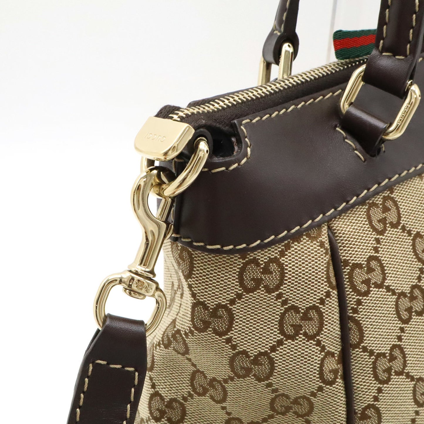 Gucci Ophidia, Beige, Canvas, tote