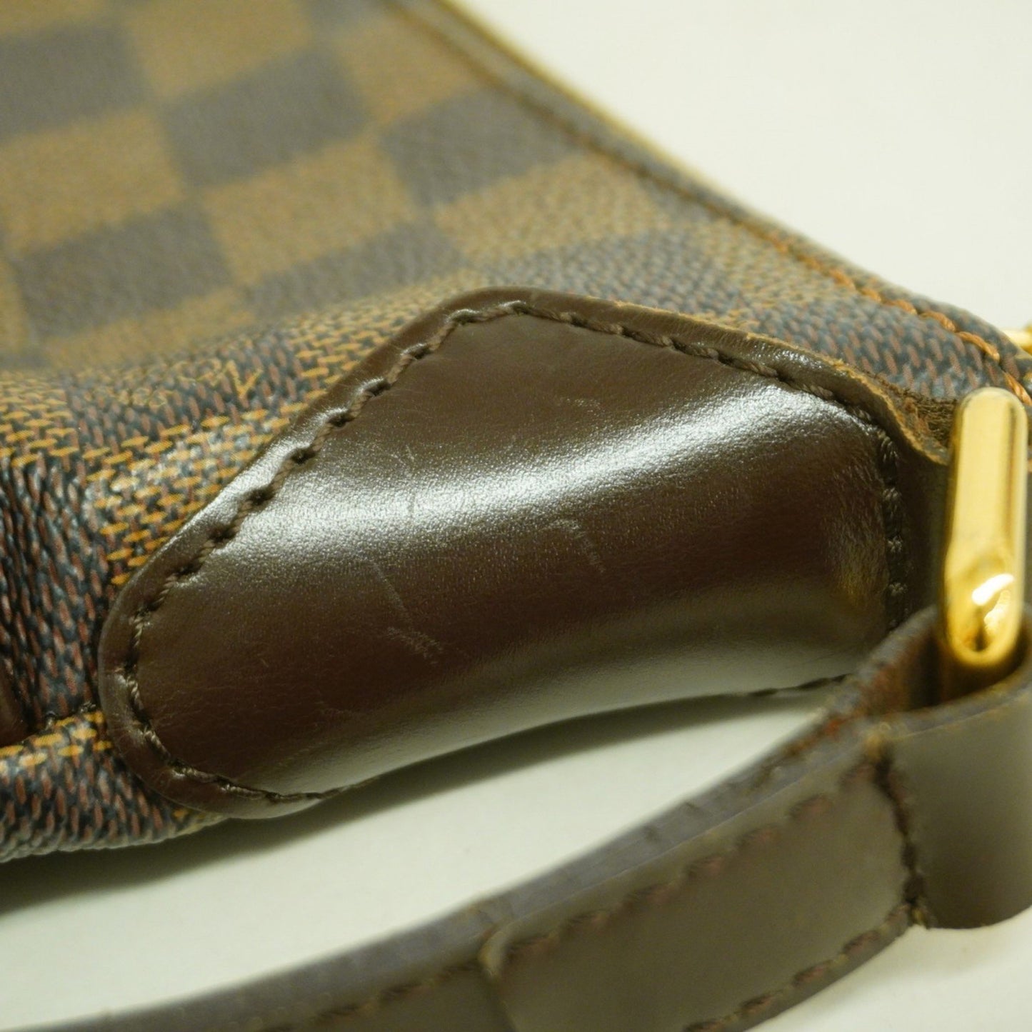 Louis Vuitton Bloomsbury, Brown, Canvas, shoulder