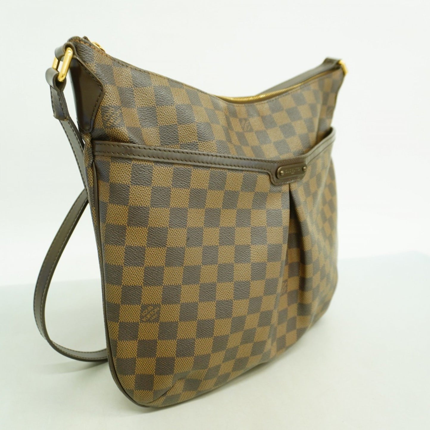 Louis Vuitton Bloomsbury, Brown, Canvas, shoulder