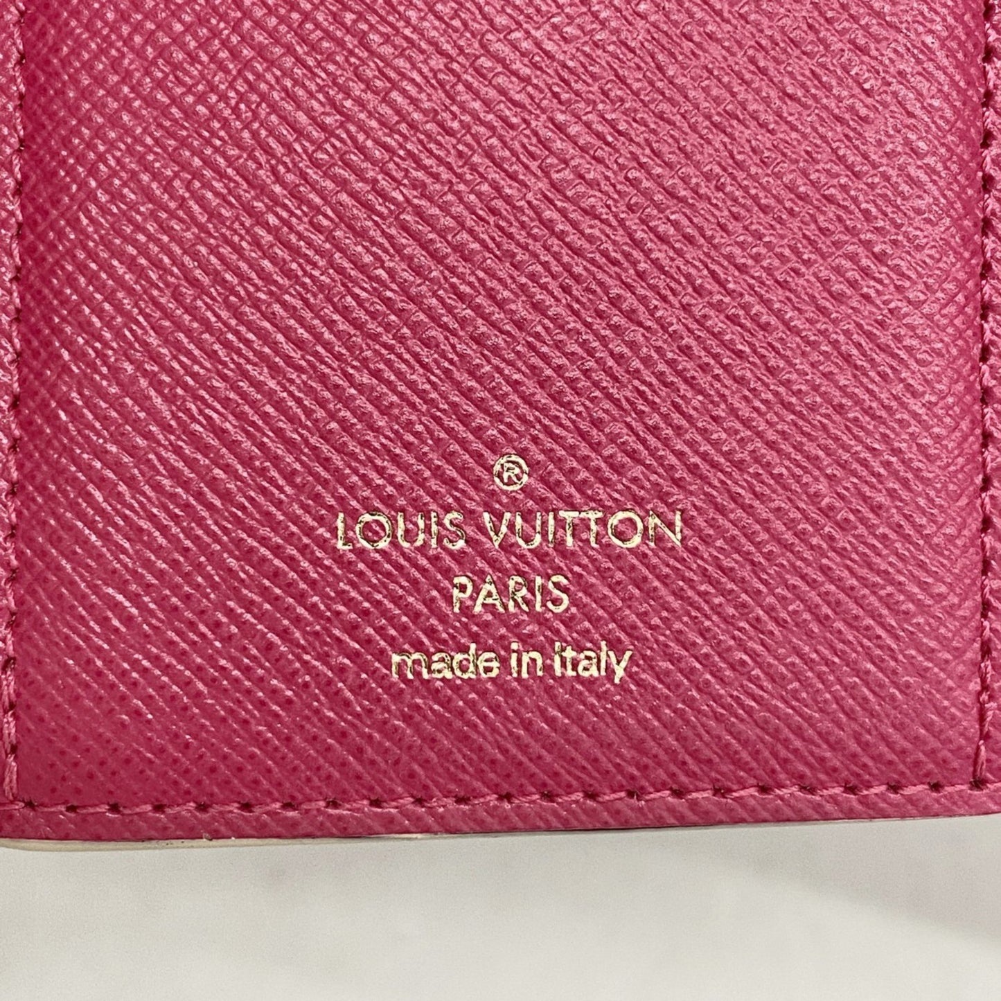 Louis Vuitton Victorine, White, Canvas, wallet