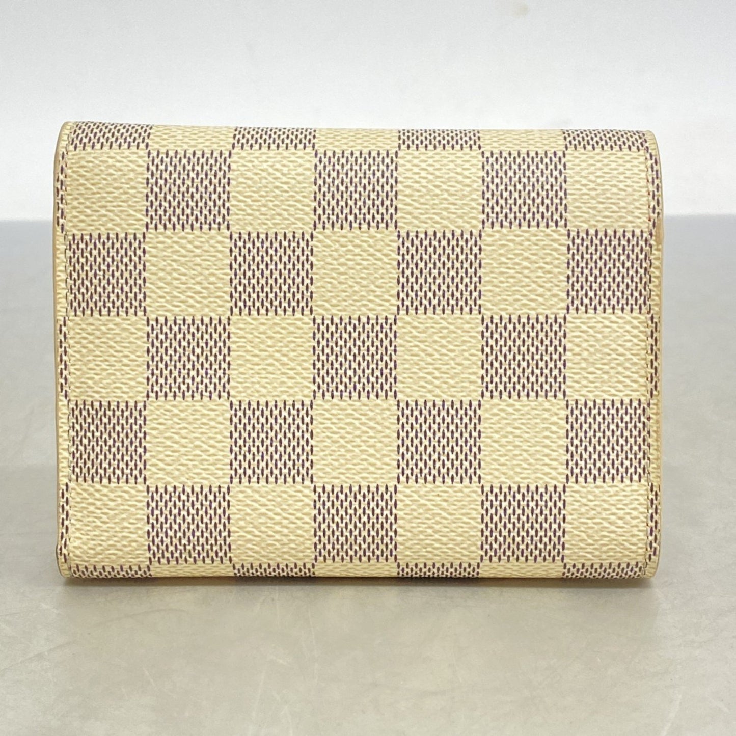 Louis Vuitton Victorine, White, Canvas, wallet
