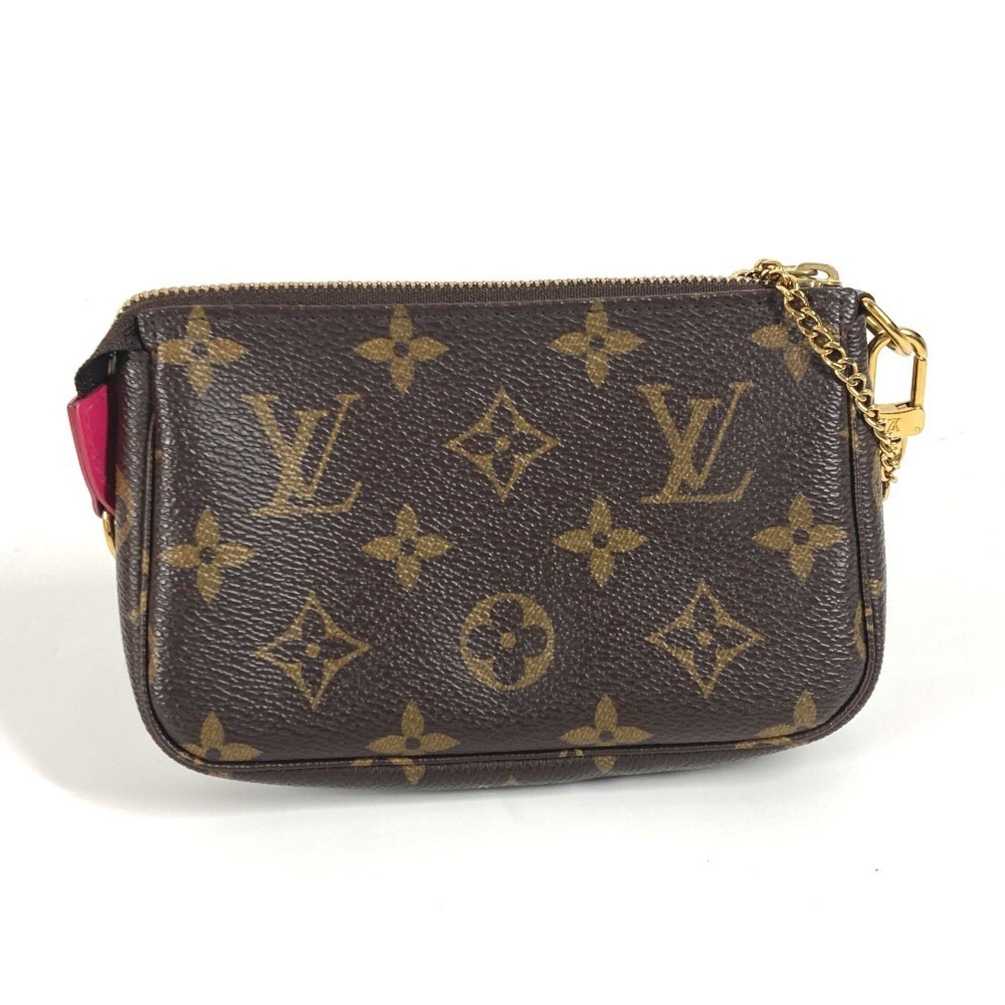 Louis Vuitton Mini Pochette Accessoires, Brown, Canvas, clutch