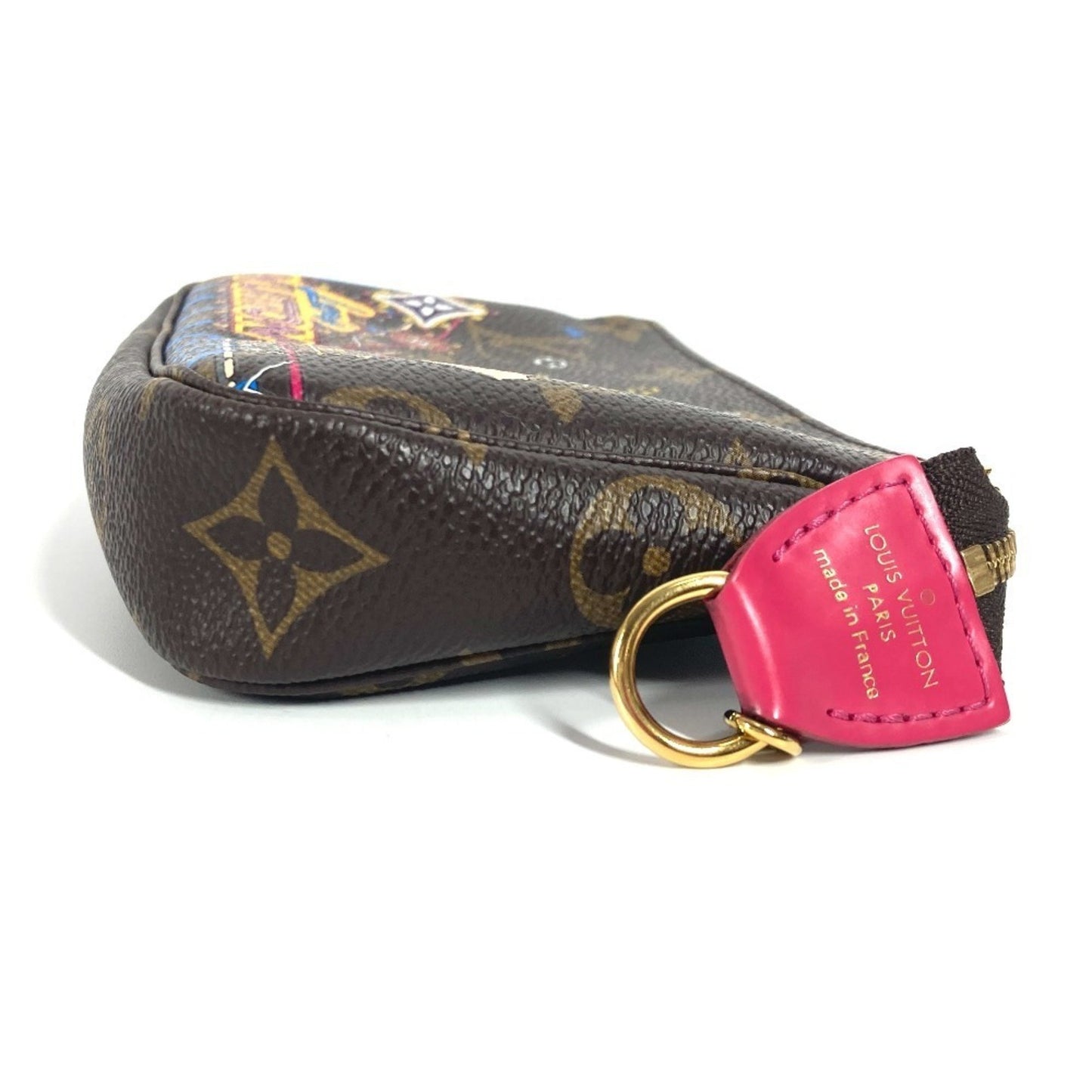 Louis Vuitton Mini Pochette Accessoires, Brown, Canvas, clutch