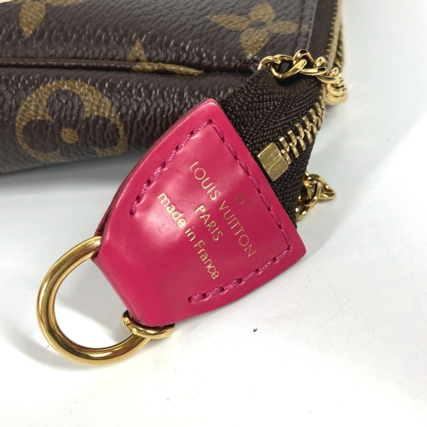 Louis Vuitton Mini Pochette Accessoires, Brown, Canvas, clutch