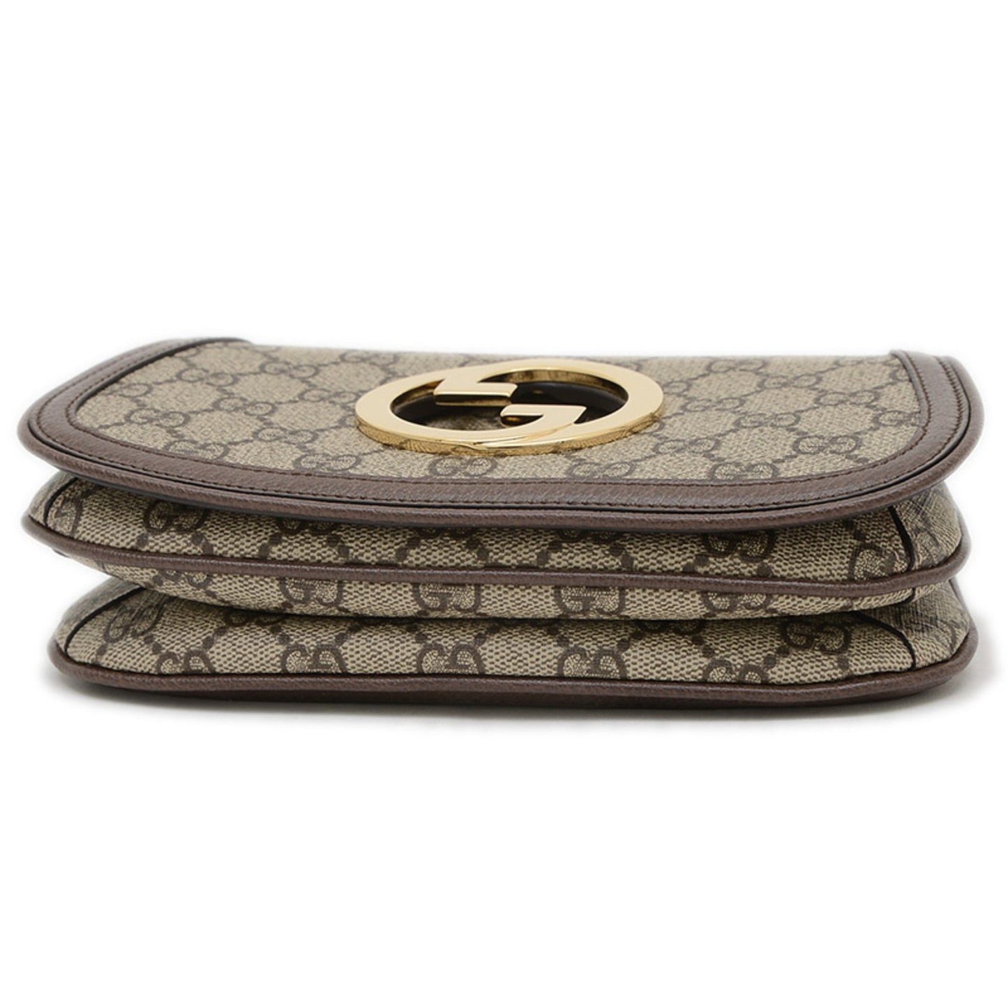 Gucci Interlocking G, "BEIGE, BROWN", "CANVAS, LEATHER", shoulder