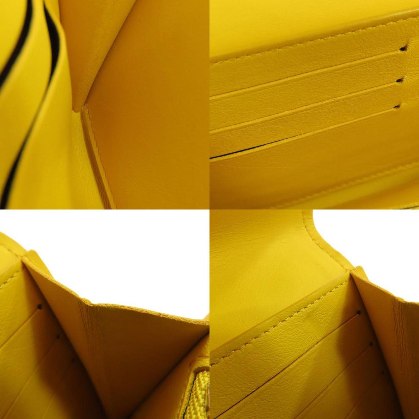 Louis Vuitton Capucines, Yellow, Canvas, wallet