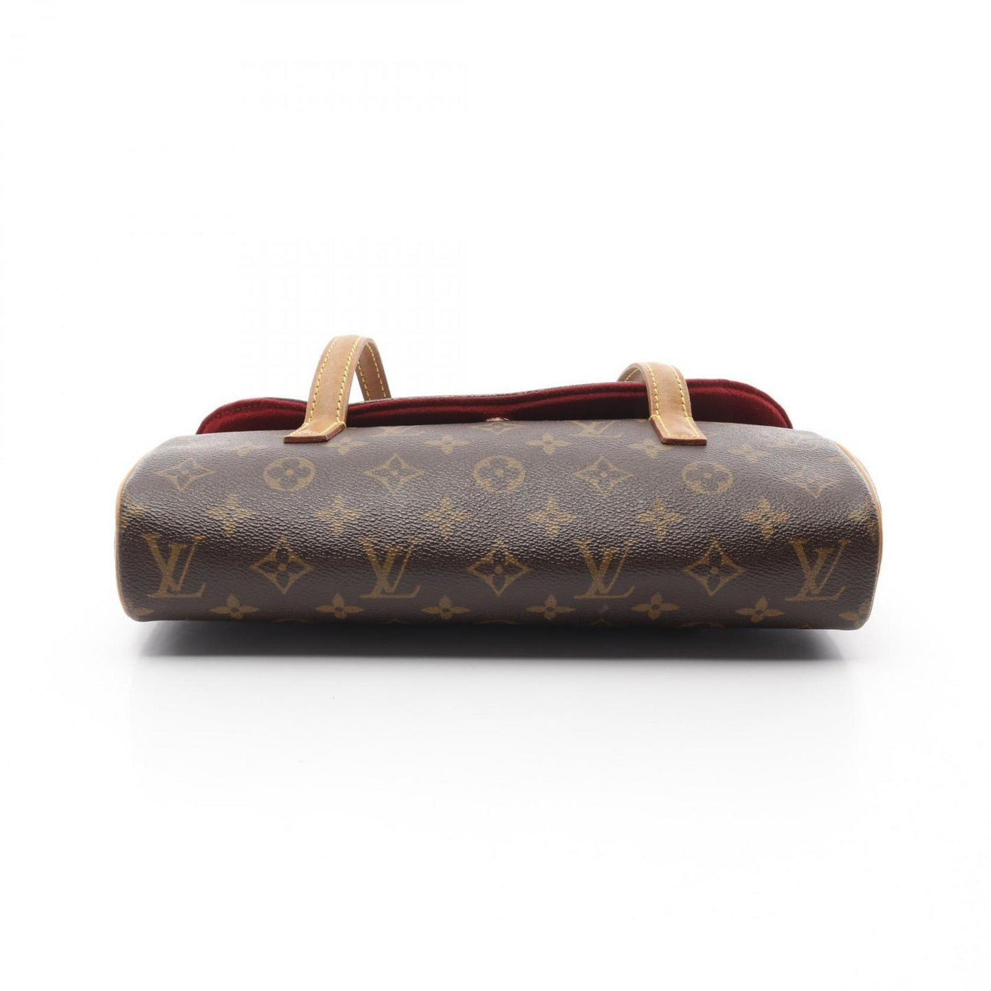 Louis Vuitton Sonatine, Brown, Canvas, handbag