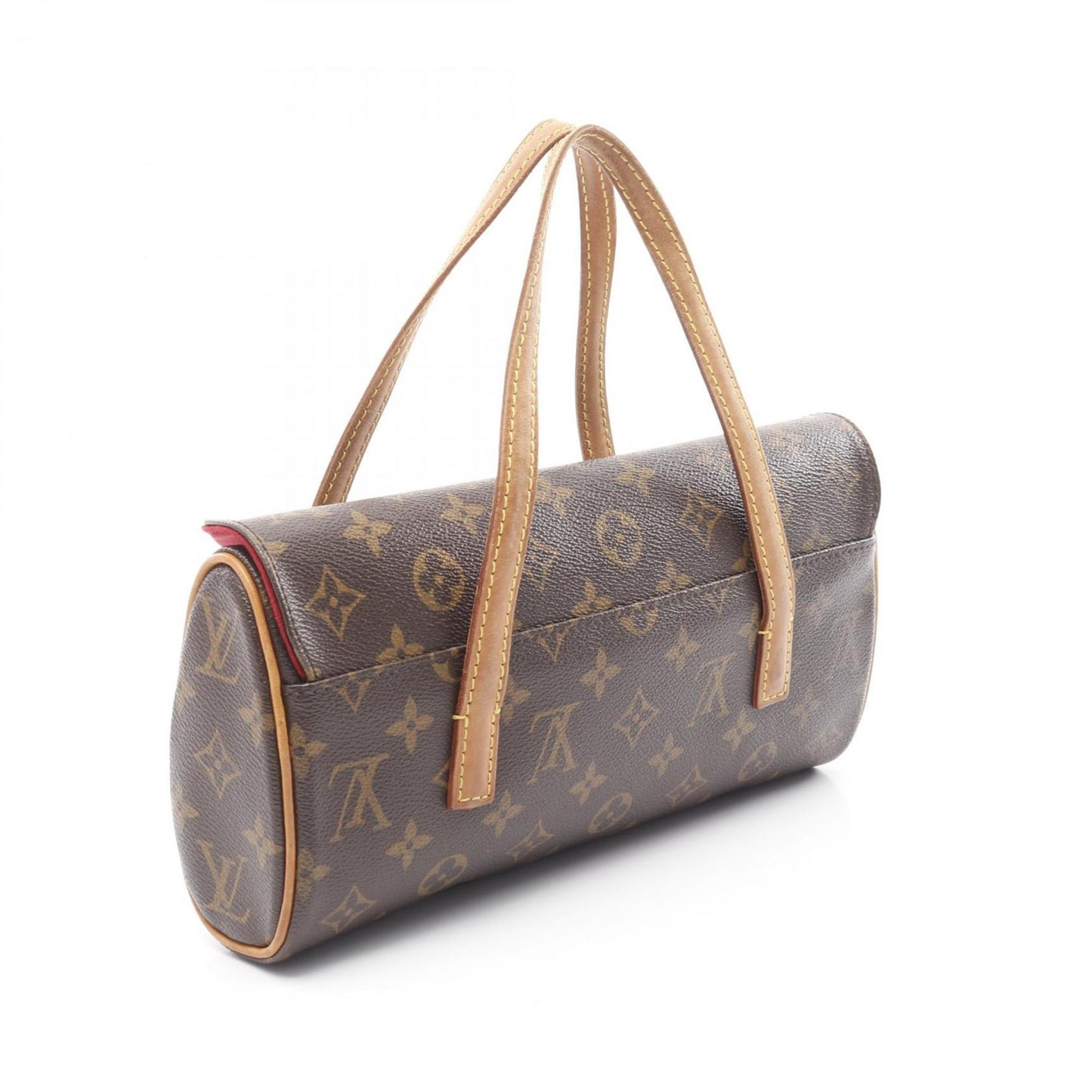 Louis Vuitton Sonatine, Brown, Canvas, handbag