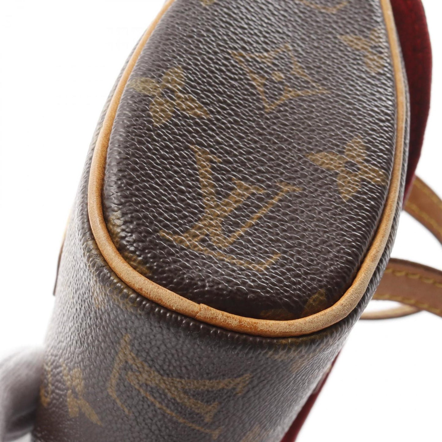 Louis Vuitton Sonatine, Brown, Canvas, handbag