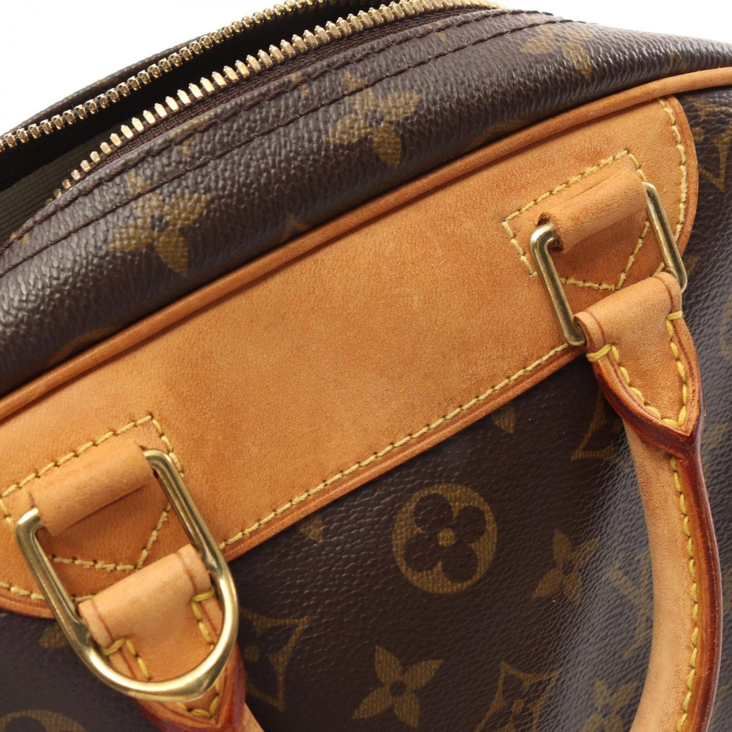 Louis Vuitton Trouville, Brown, Canvas, handbag