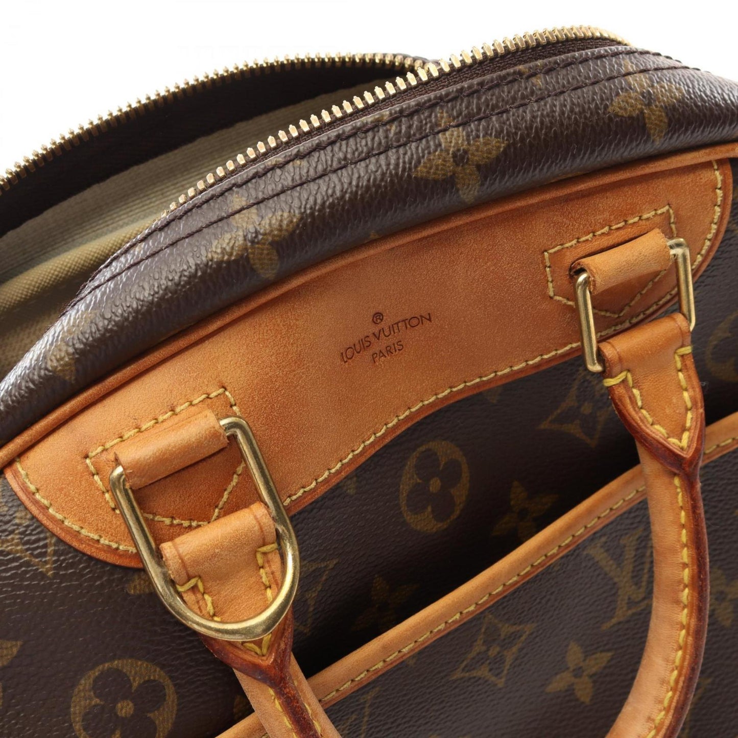 Louis Vuitton Trouville, Brown, Canvas, handbag