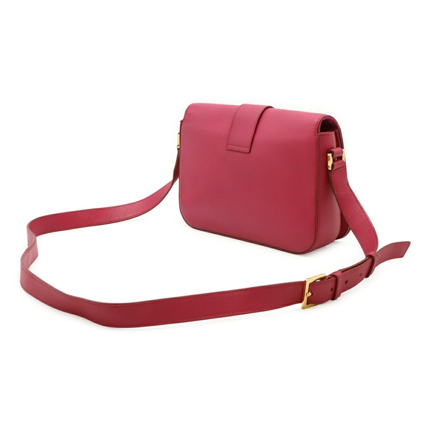 Saint Laurent Y line, Pink, Leather, shoulder