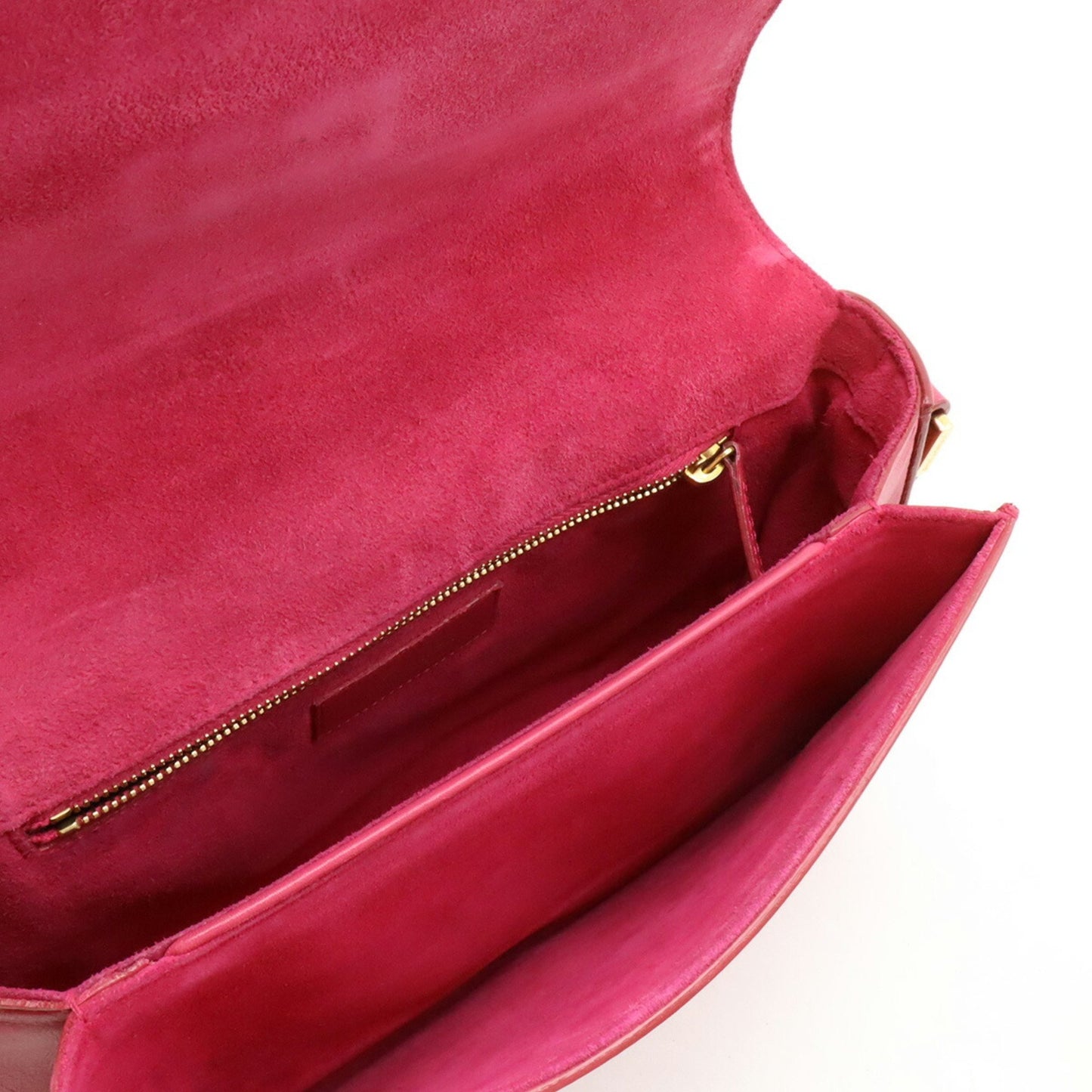 Saint Laurent Y line, Pink, Leather, shoulder