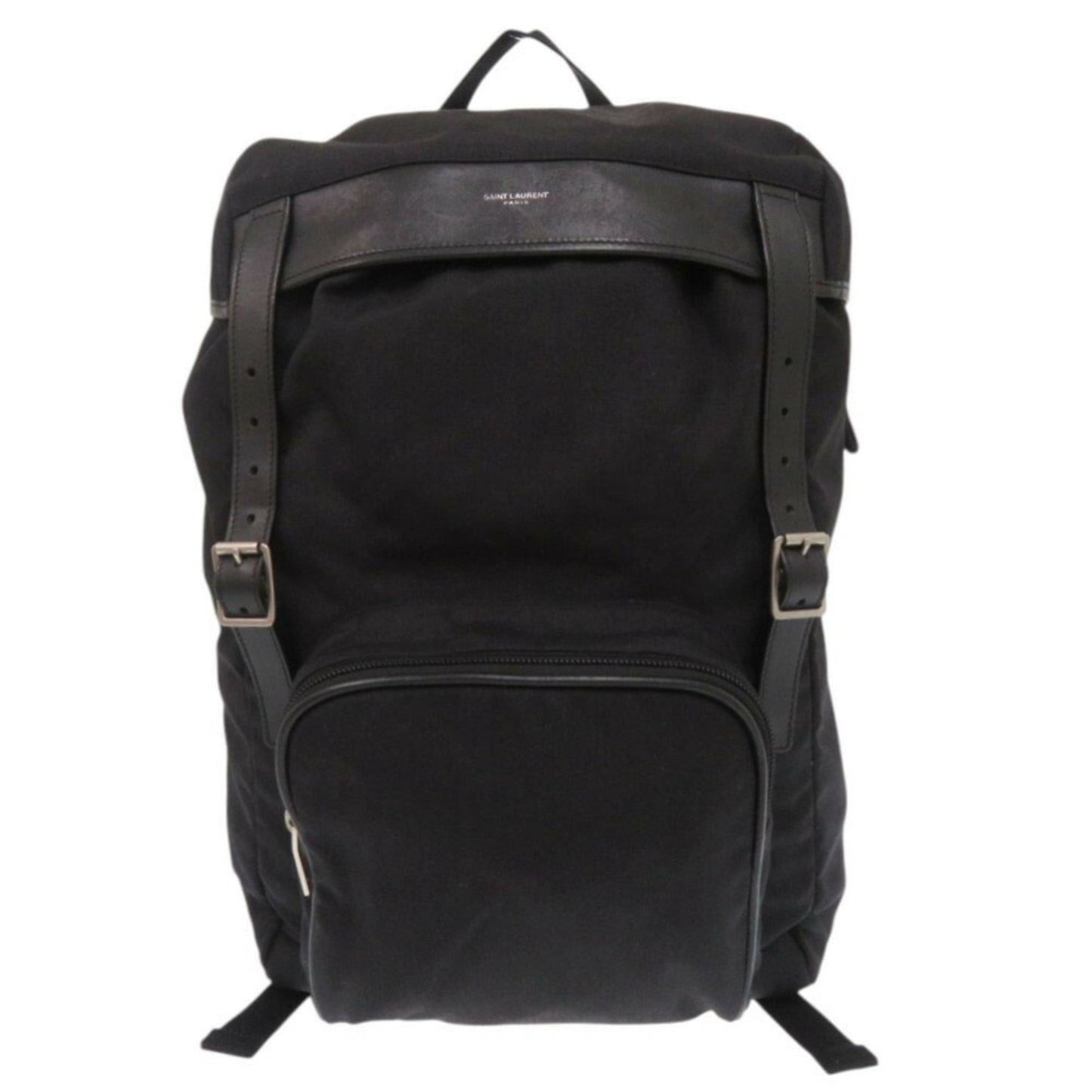 Saint Laurent -, Black, Synthetic, backpack
