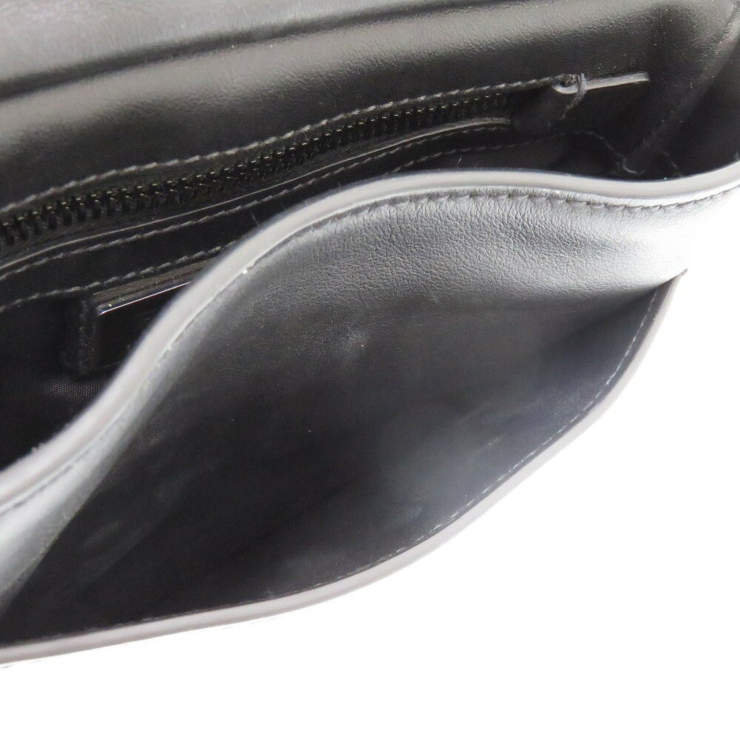 Prada, Black, Leather, shoulder