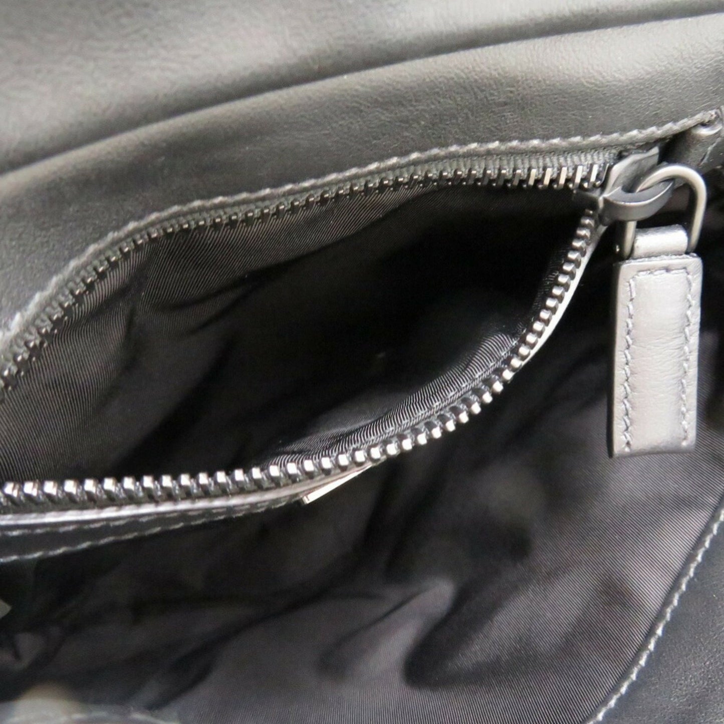 Prada, Black, Leather, shoulder