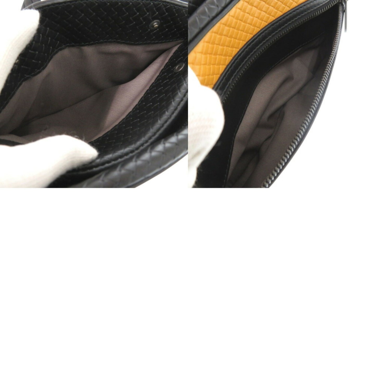 Bottega Veneta Intrecciato, Black, Leather, shoulder