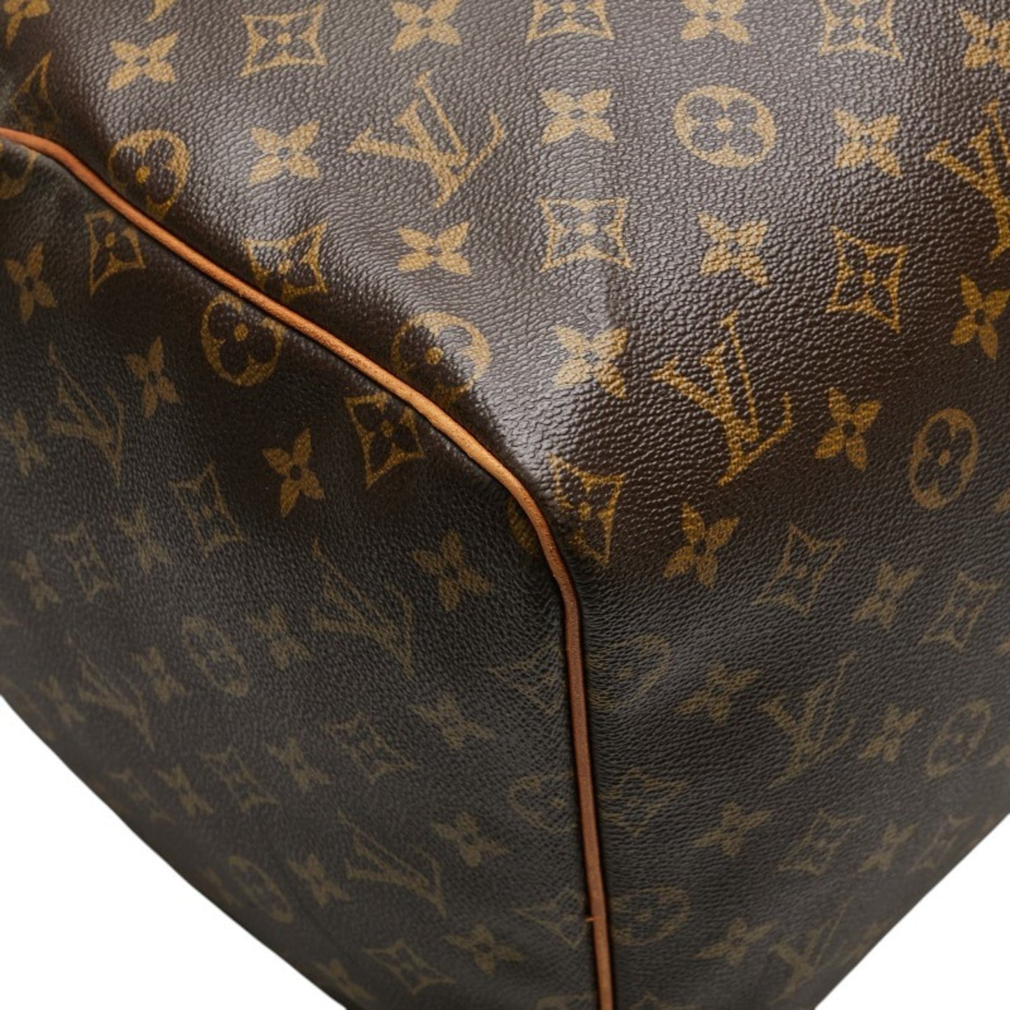Louis Vuitton Keepall 55, Brown, Canvas, travel