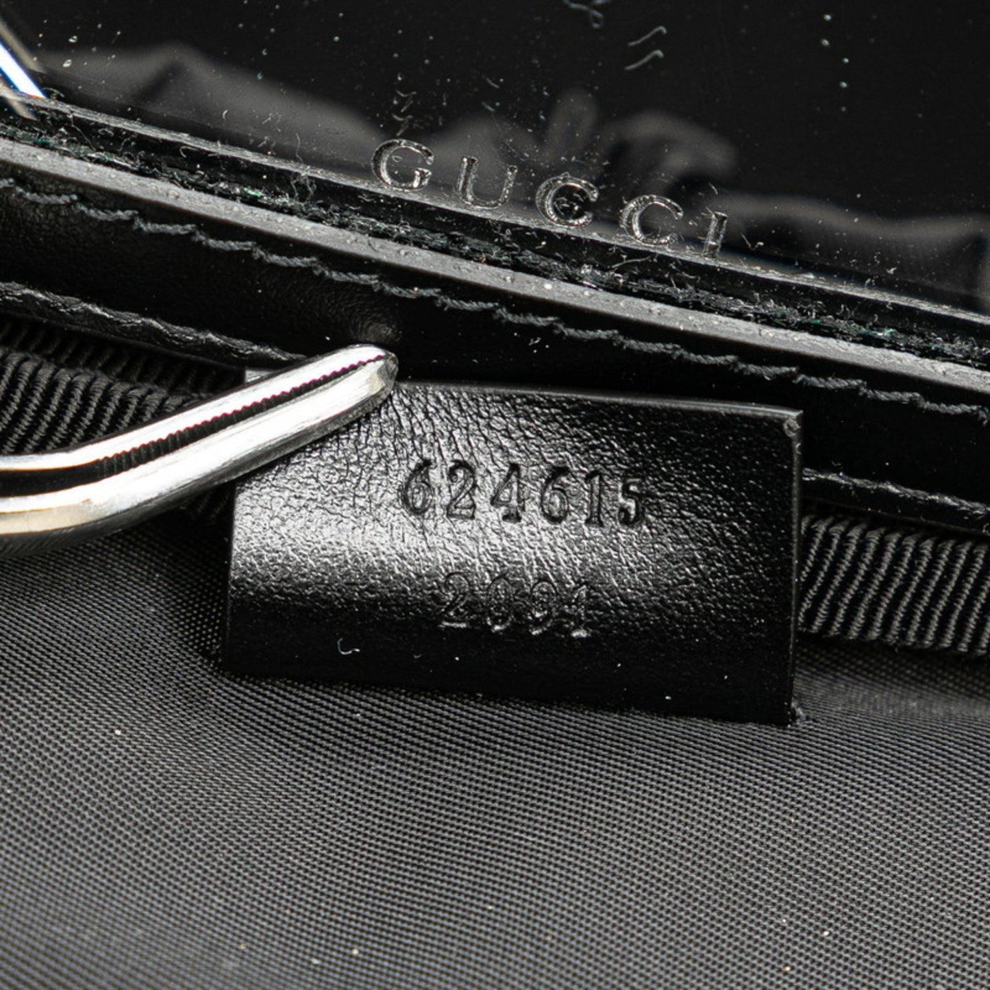 Gucci Marmont, Black, Leather, handbag