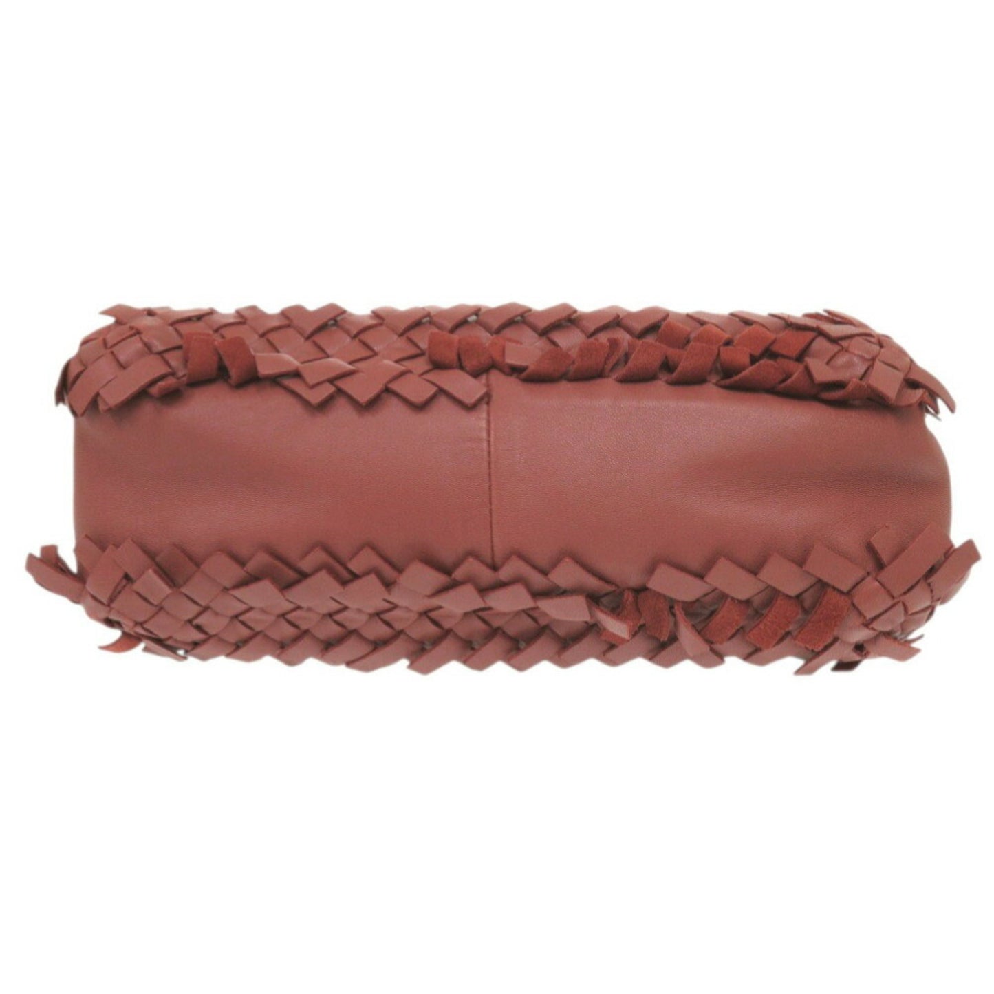Bottega Veneta Intrecciato, Burgundy, Leather, shoulder