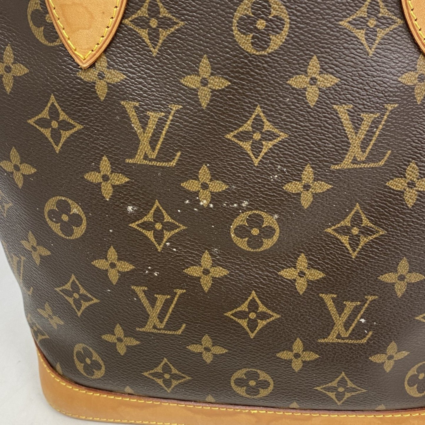 Louis Vuitton Lockit Vertical, Brown, Canvas, handbag