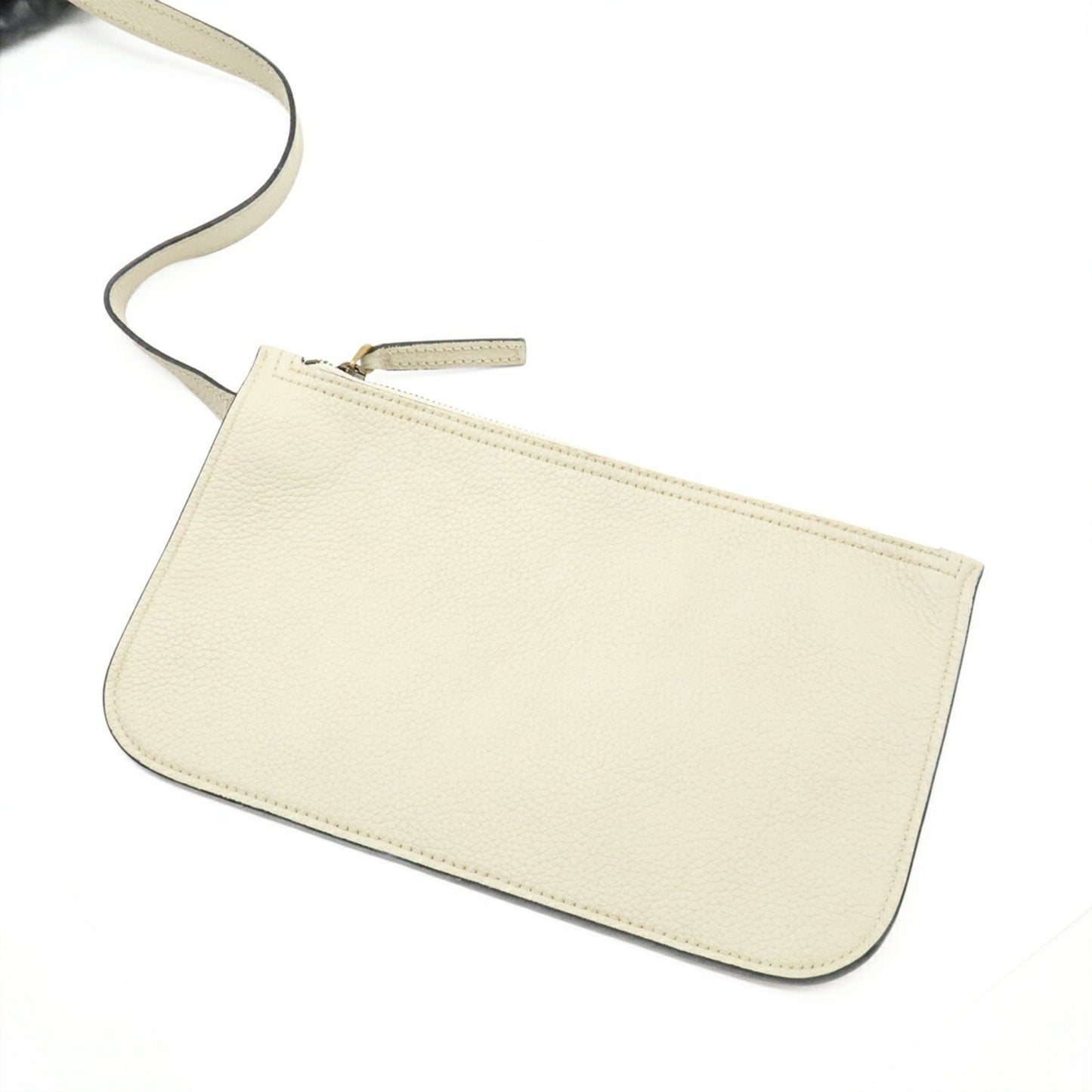 Gucci Drawstring, IVORY, Leather, backpack