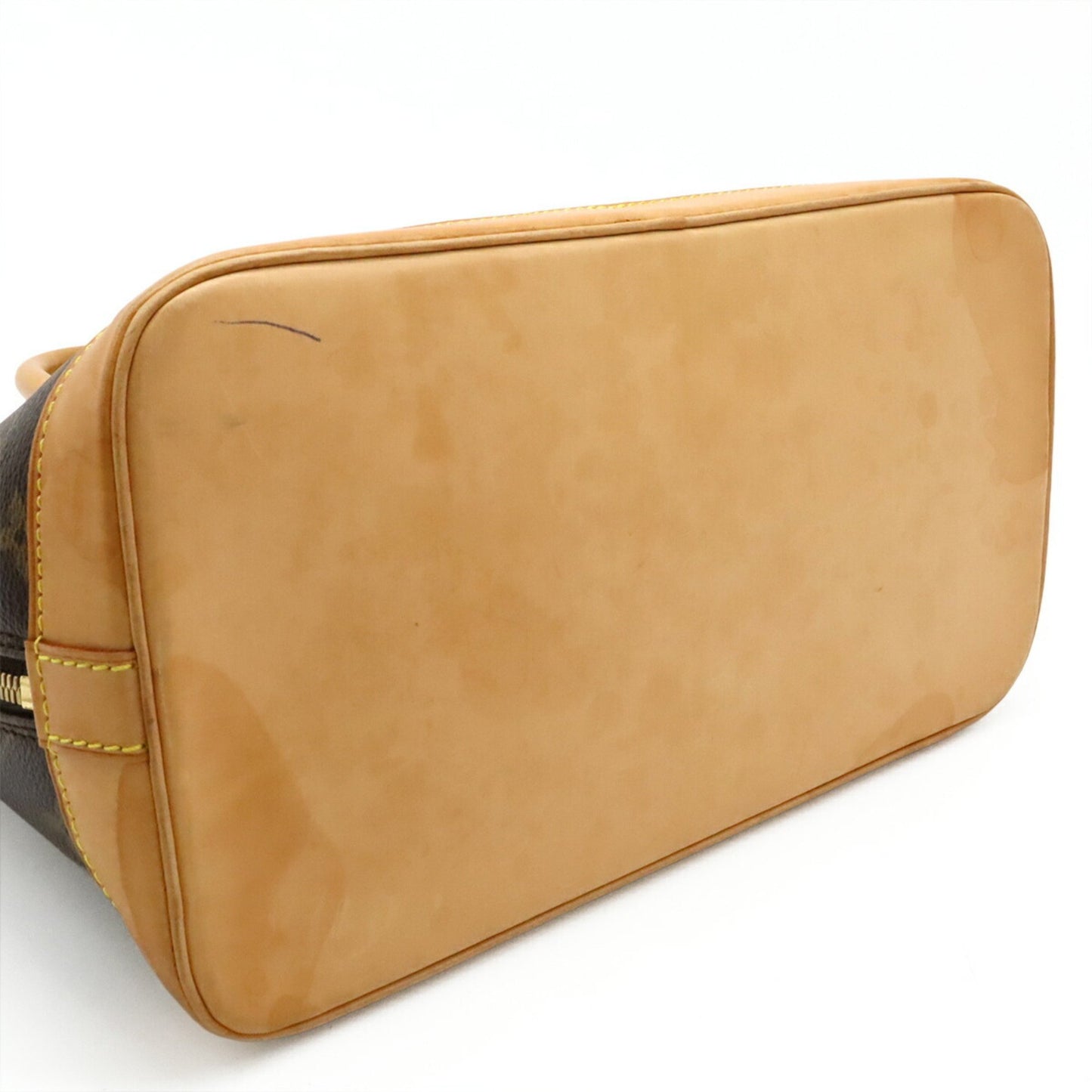 Louis Vuitton Alma, Brown, Canvas, handbag