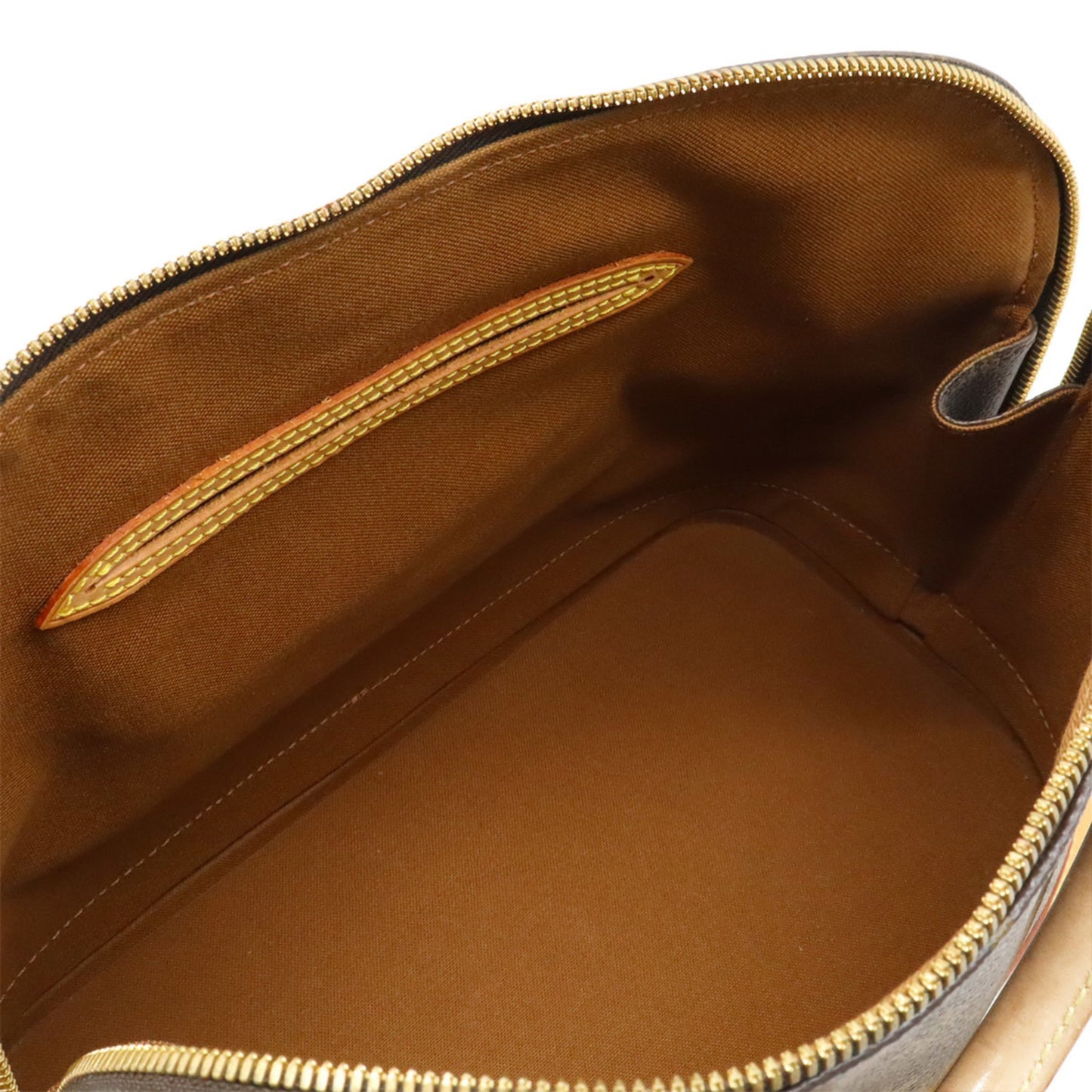 Louis Vuitton Alma, Brown, Canvas, handbag