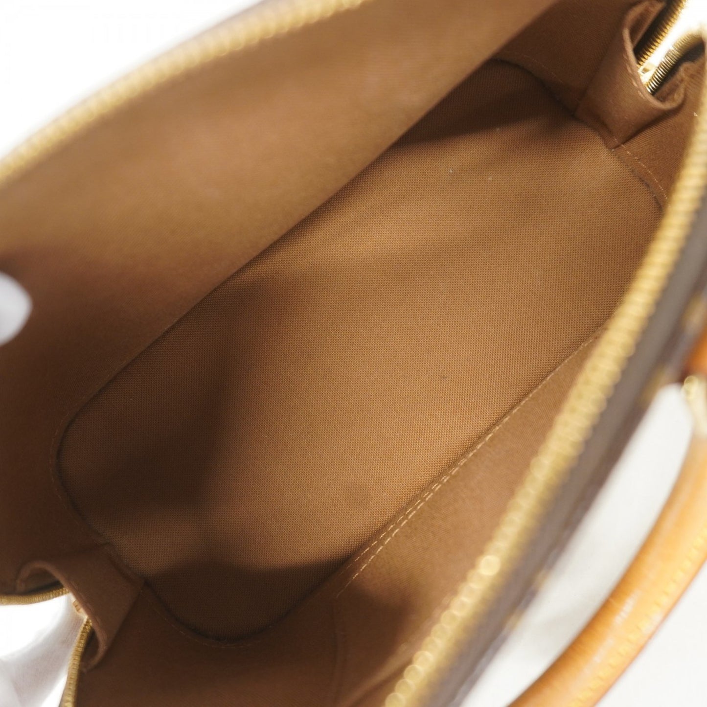 Louis Vuitton Alma BB, Brown, Canvas, handbag