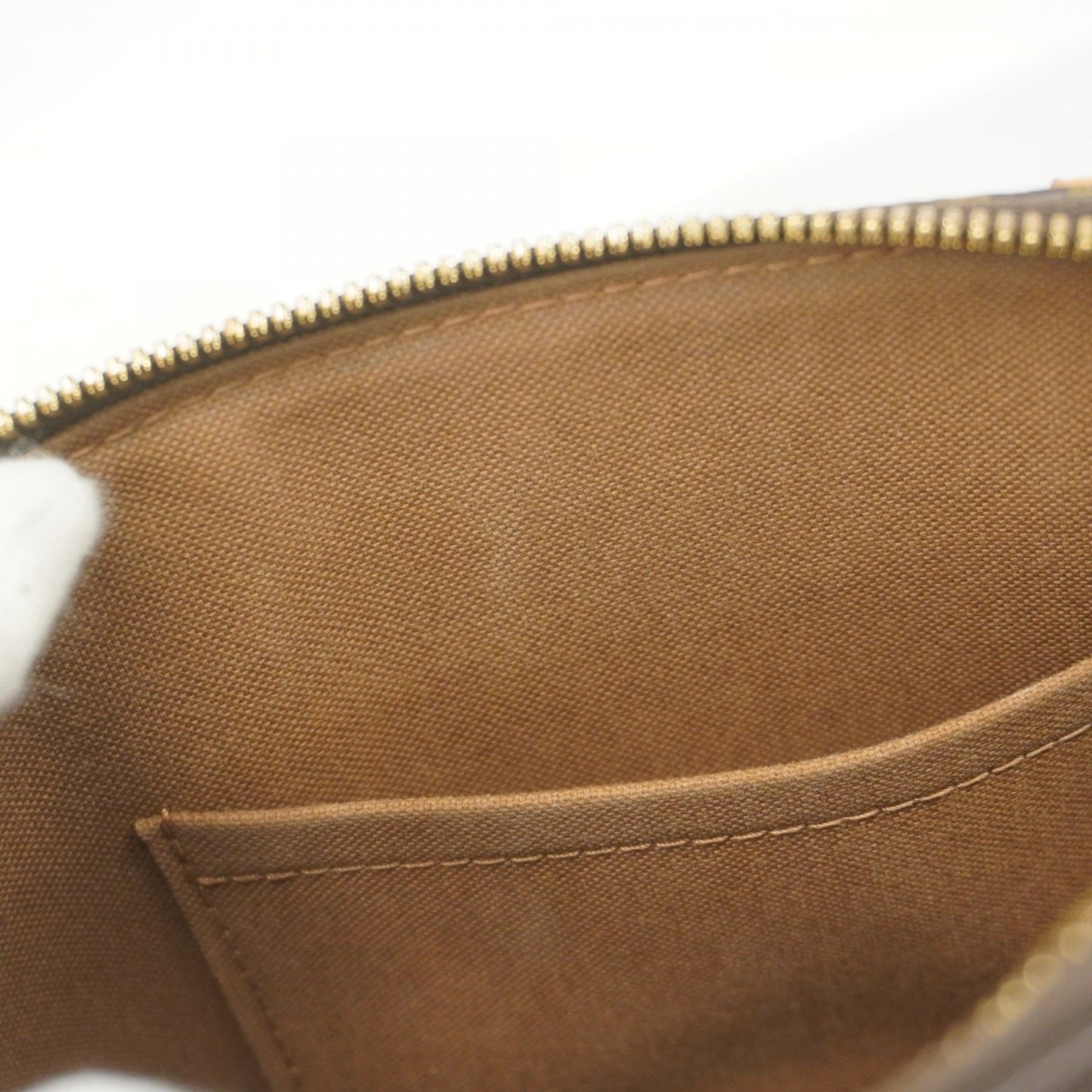 Louis Vuitton Alma BB, Brown, Canvas, handbag