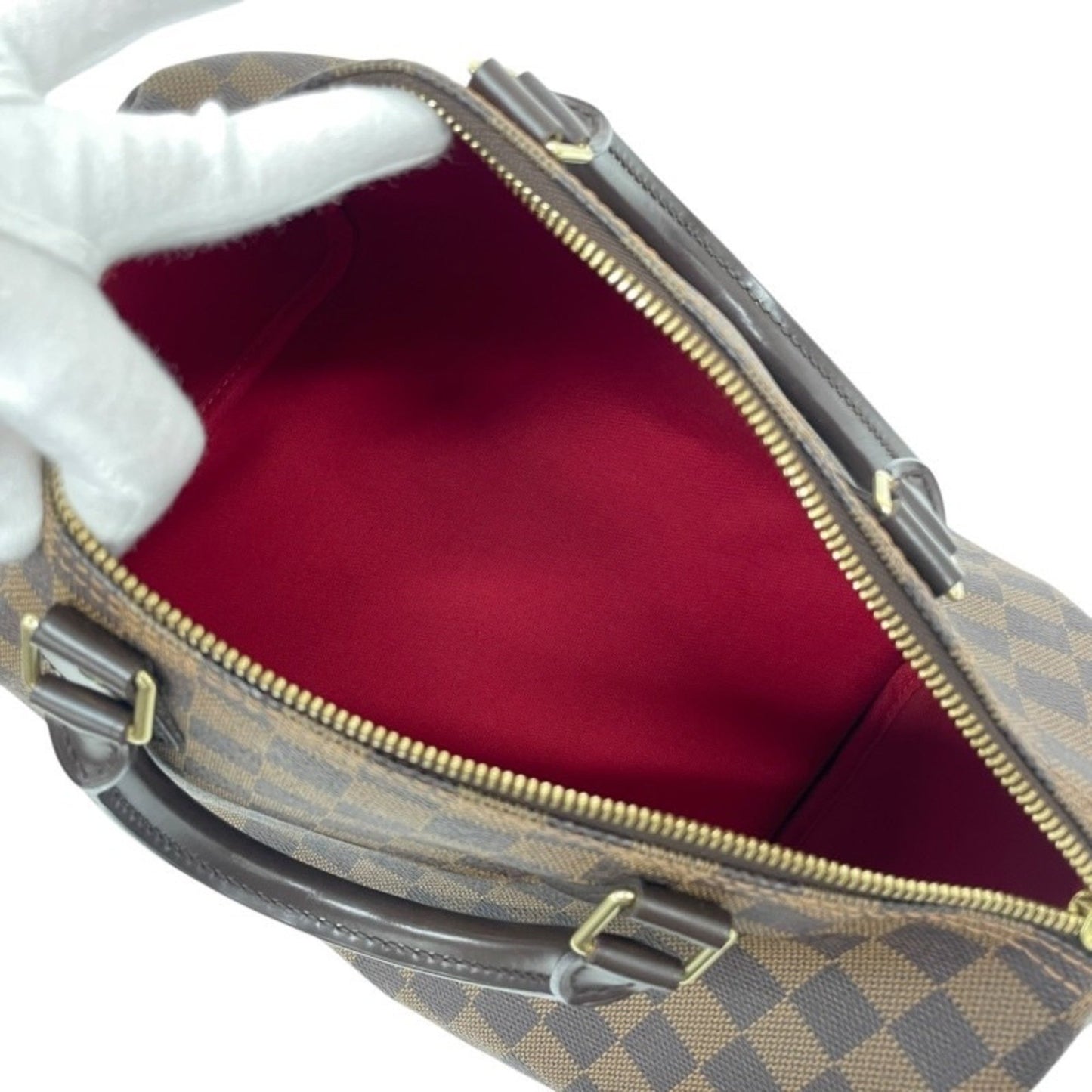 Louis Vuitton Speedy 30, Brown, Canvas, handbag