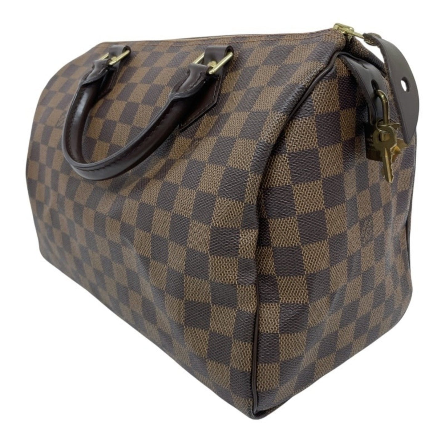 Louis Vuitton Speedy 30, Brown, Canvas, handbag
