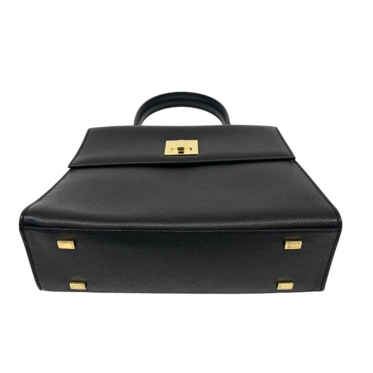 Céline -, Black, Leather, handbag