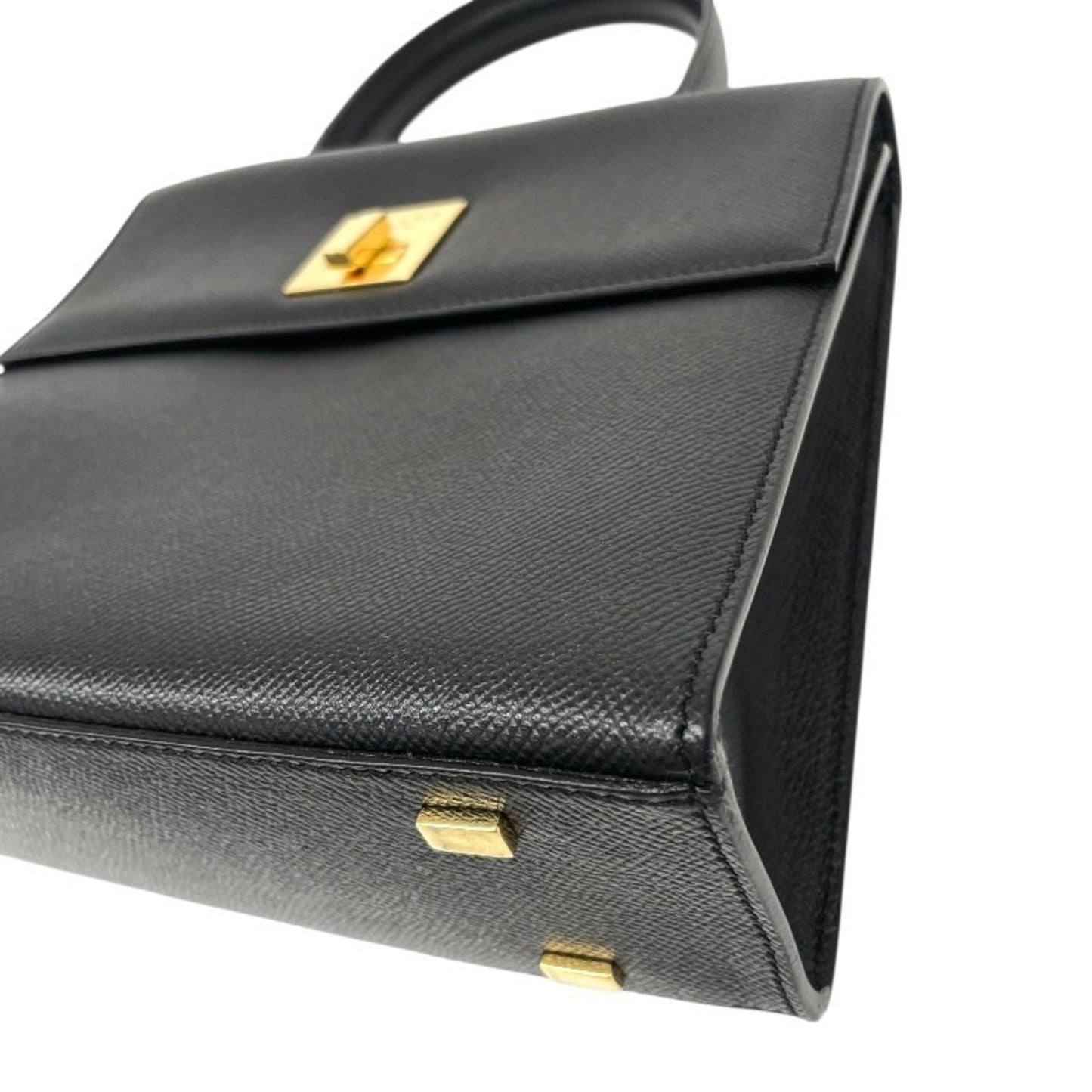Céline -, Black, Leather, handbag