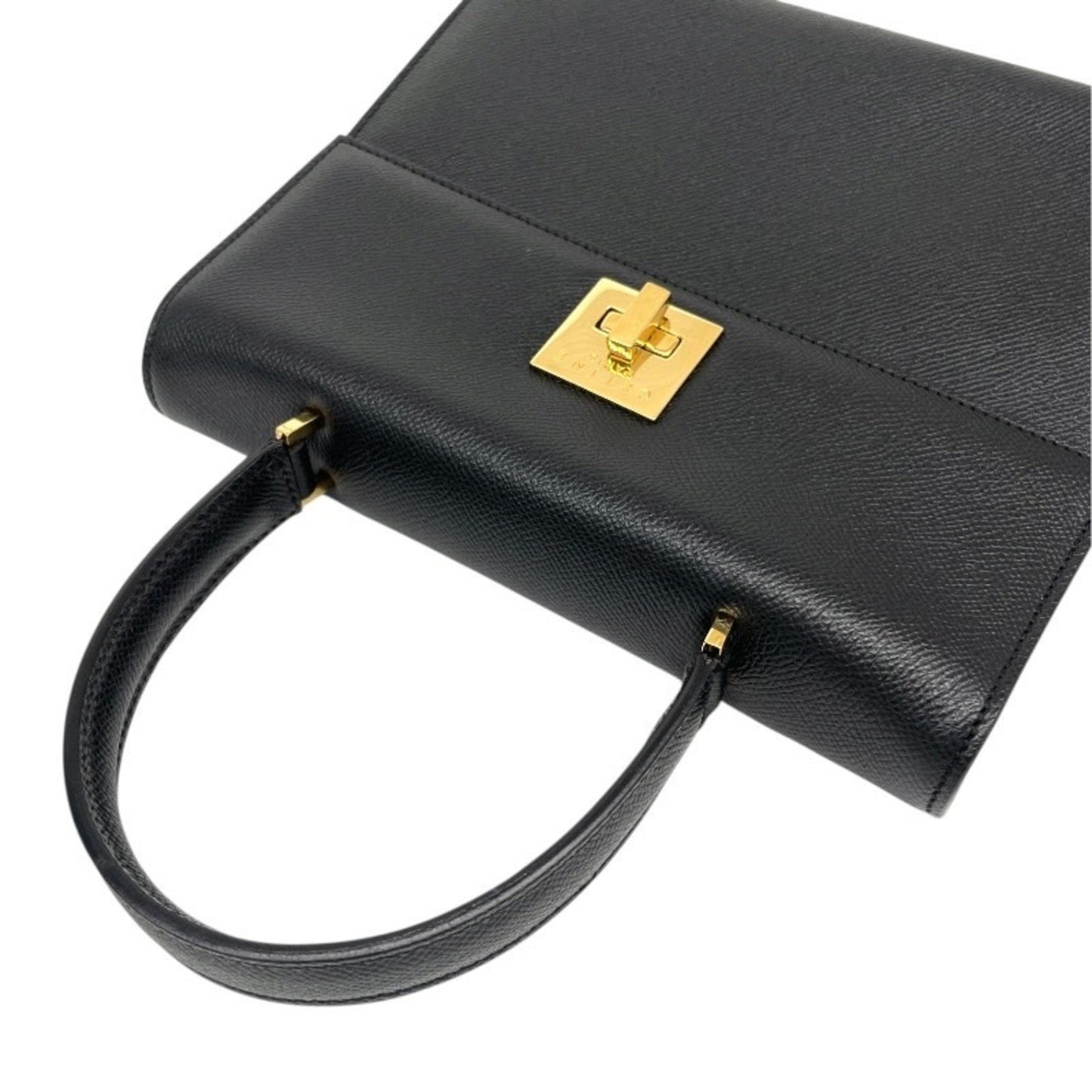 Céline -, Black, Leather, handbag