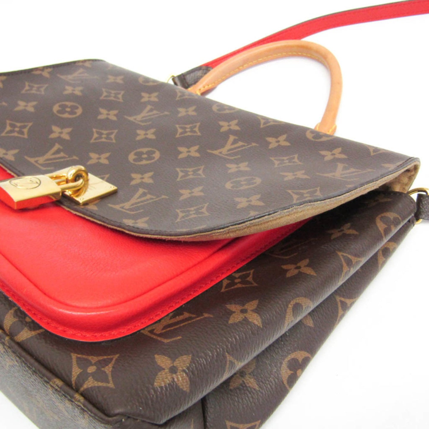 Louis Vuitton Marignan, Brown, Canvas, handbag